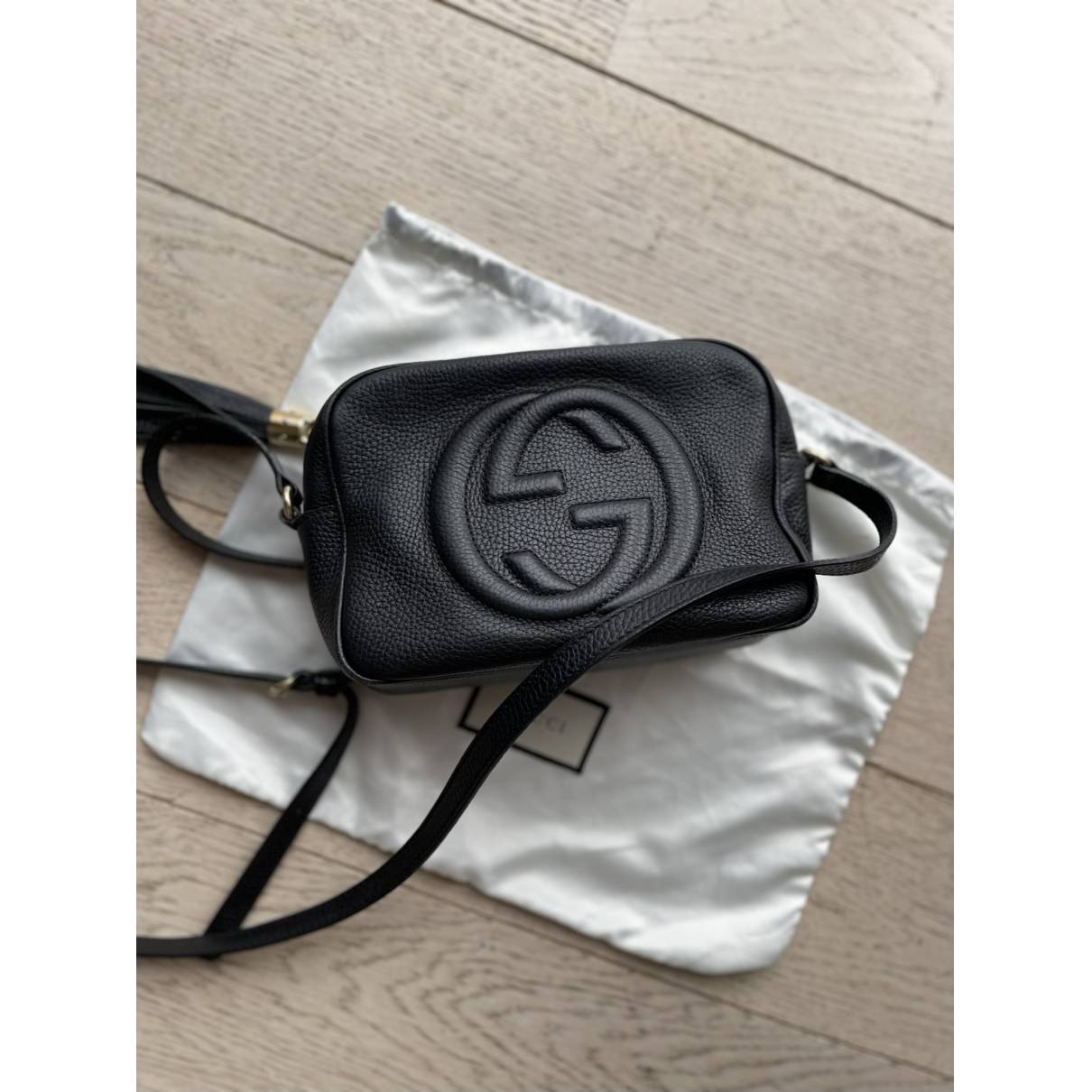 Soho leather crossbody bag Gucci Black in Leather - 28873695