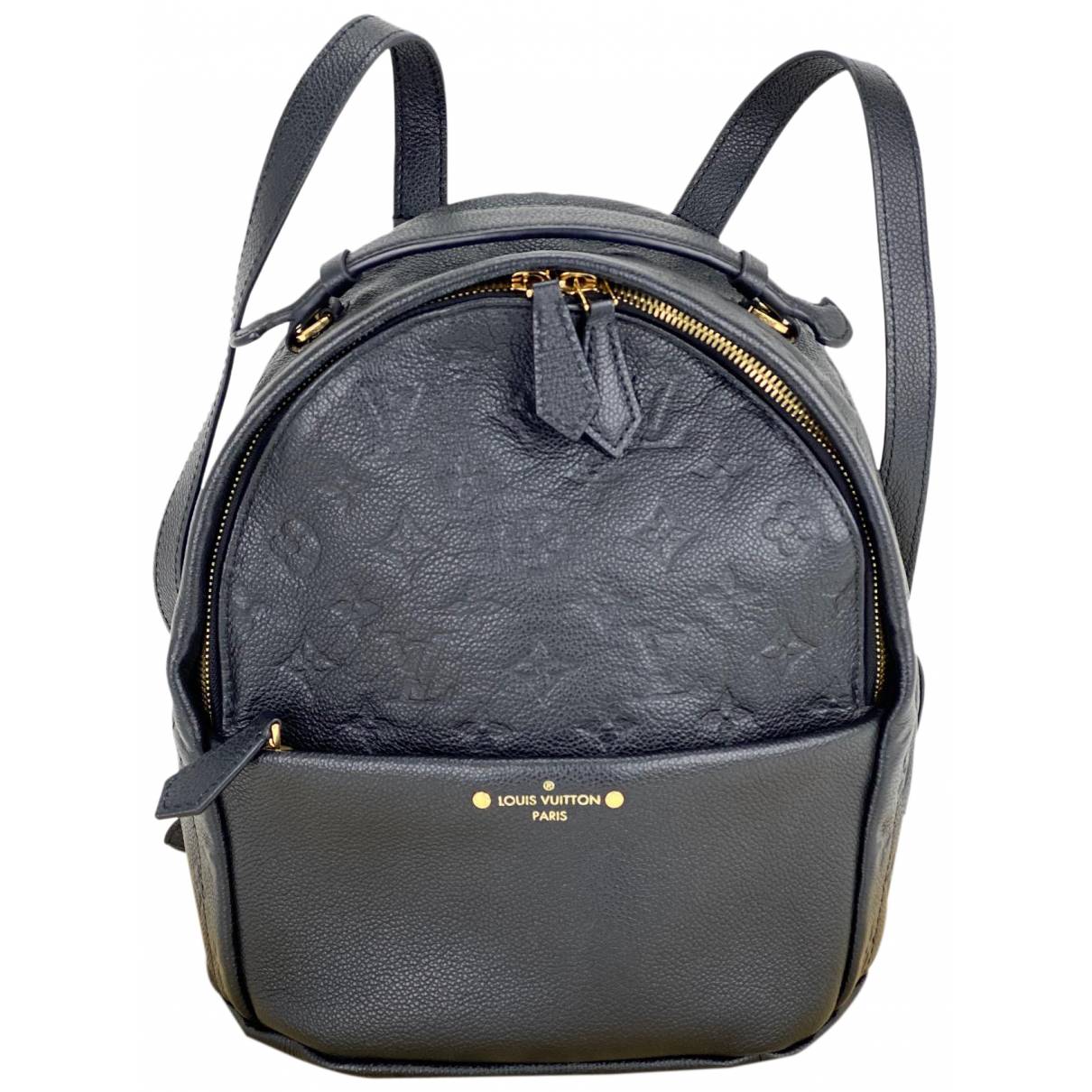 Sorbonne backpack leather backpack Louis Vuitton Black in Leather - 25282674