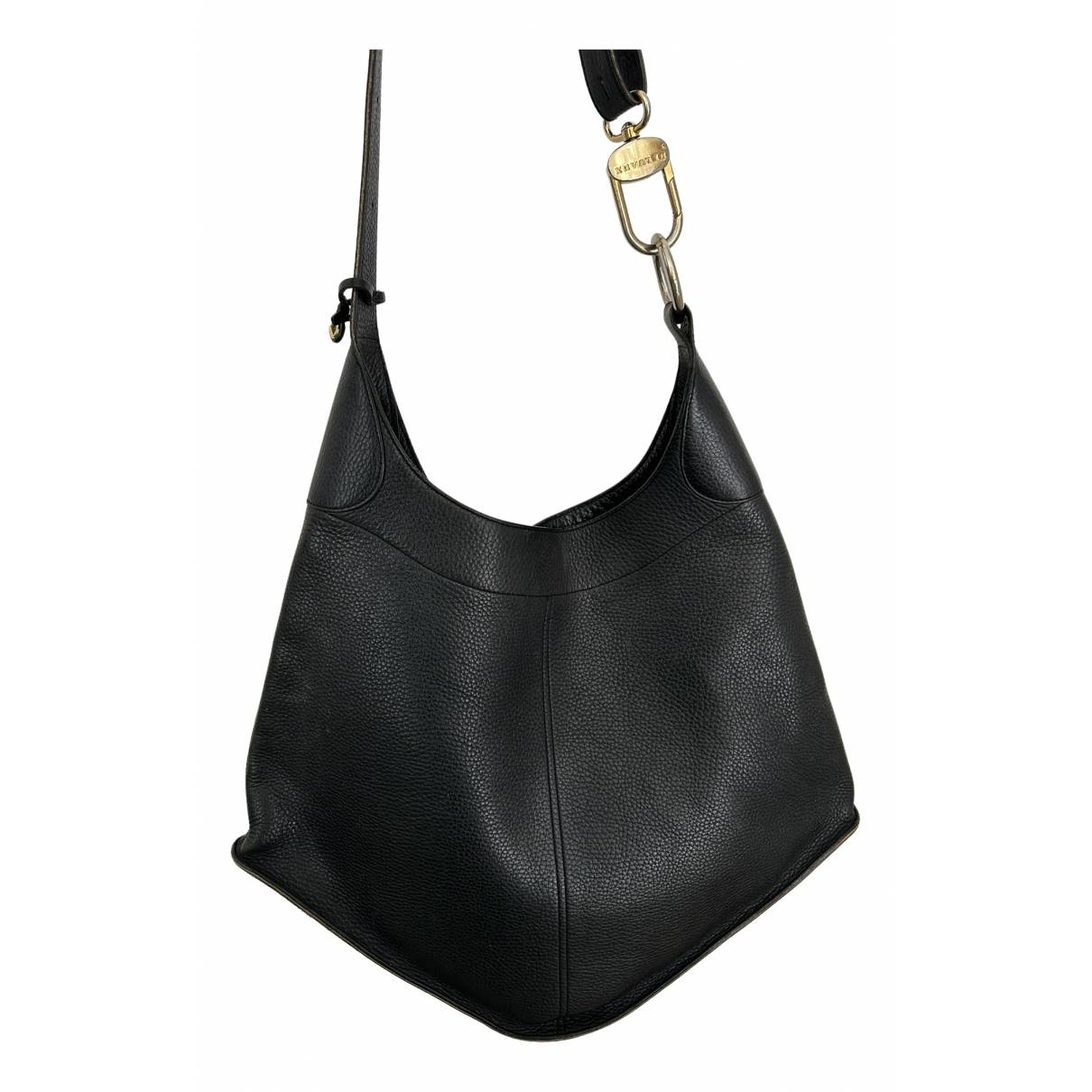 Tempête leather handbag Delvaux Black in Leather - 33981611