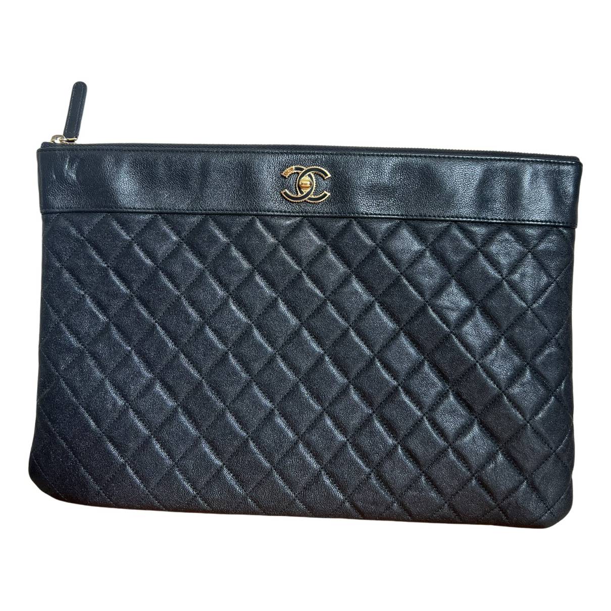 Timeless/classique leather clutch bag Chanel Black in Leather - 33961777