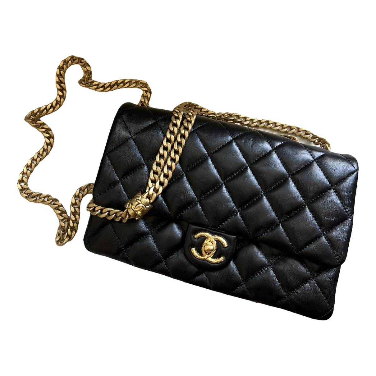 Timeless/classique leather crossbody bag Chanel Black in Leather - 35479793