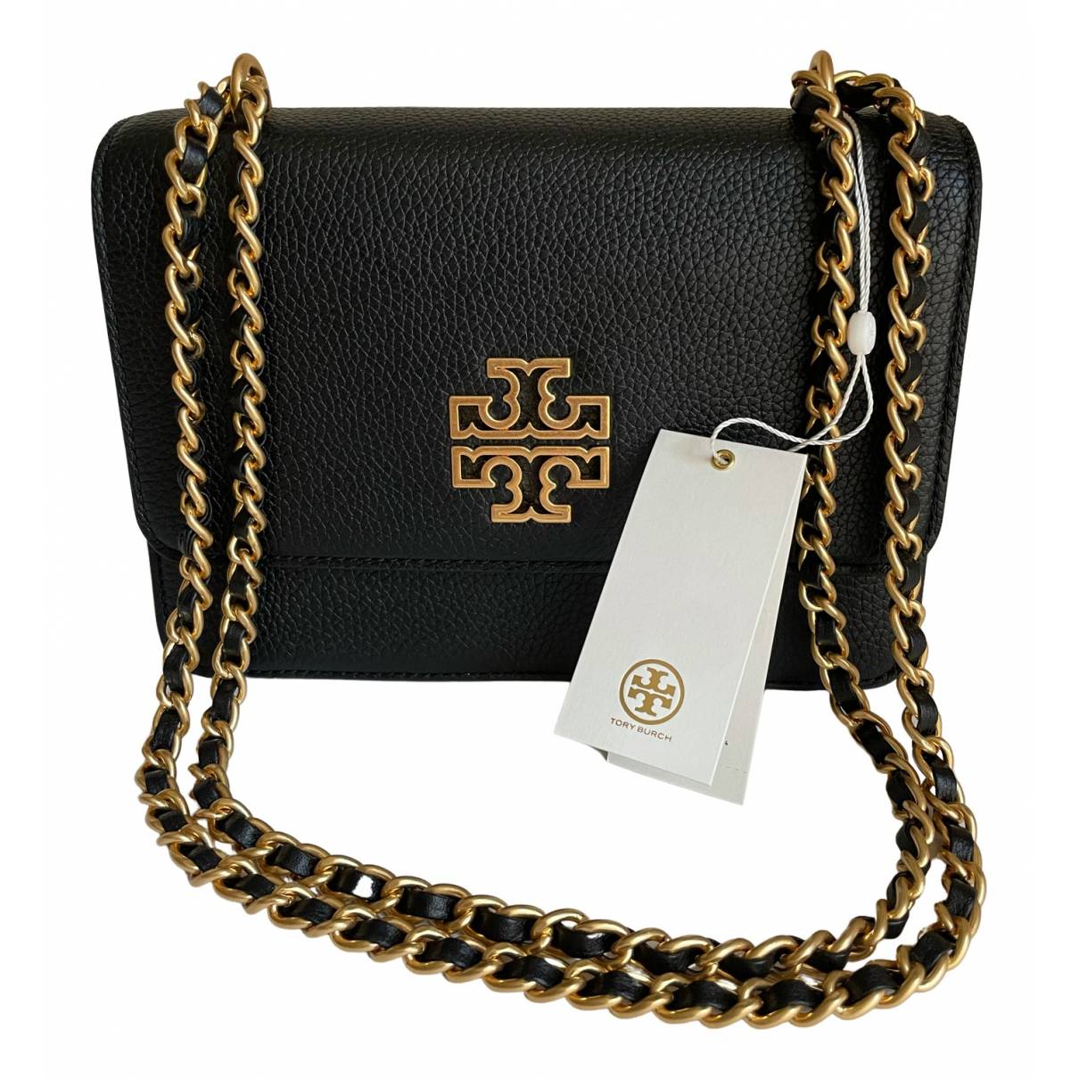 Leather crossbody bag Tory Burch Black in Leather - 19092971
