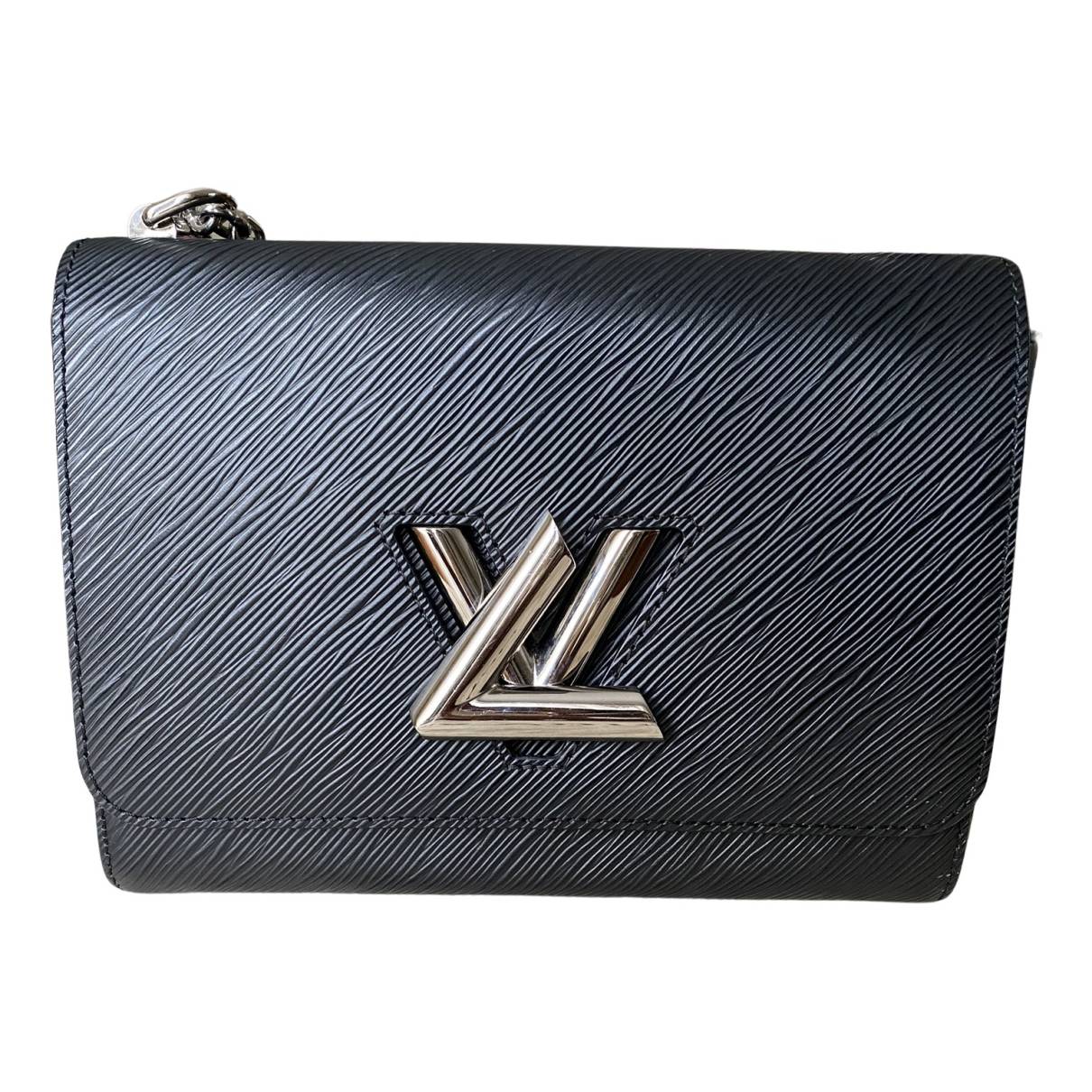 MINT CONDITION- Louis Vuitton LV Black Epi Leather Twist Crossbody Tote  Purse