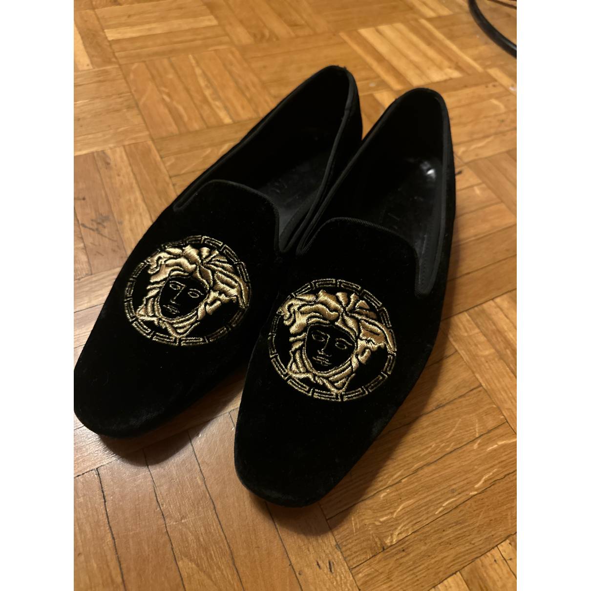 Buy Versace Collection Leather flats online
