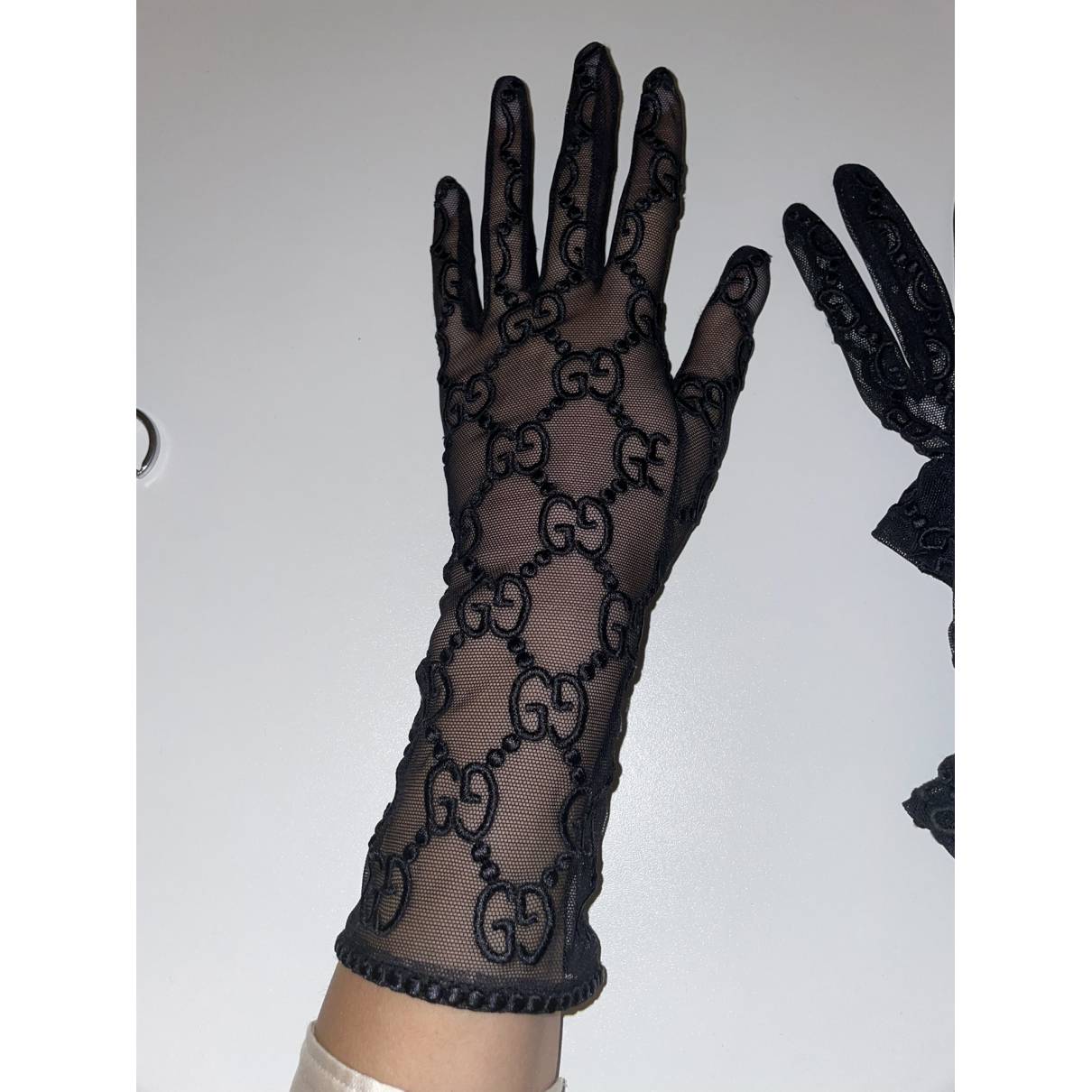 Gloves Gucci Black size S International in Other - 31813266