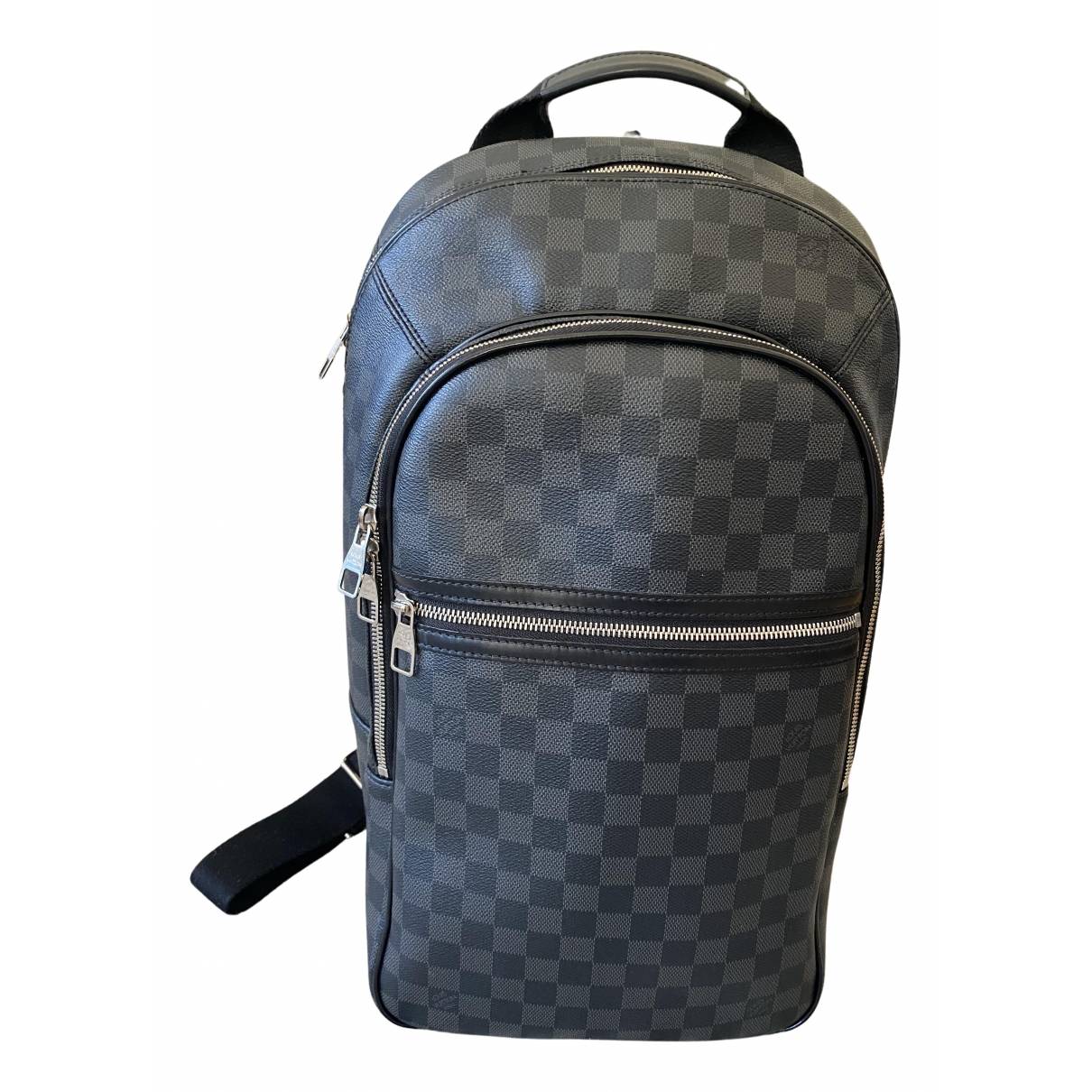 Michael backpack patent leather bag Louis Vuitton Black in Patent leather -  25967434