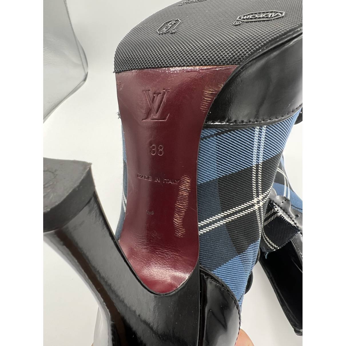 Louis Vuitton Streamline Patent Leather Heel