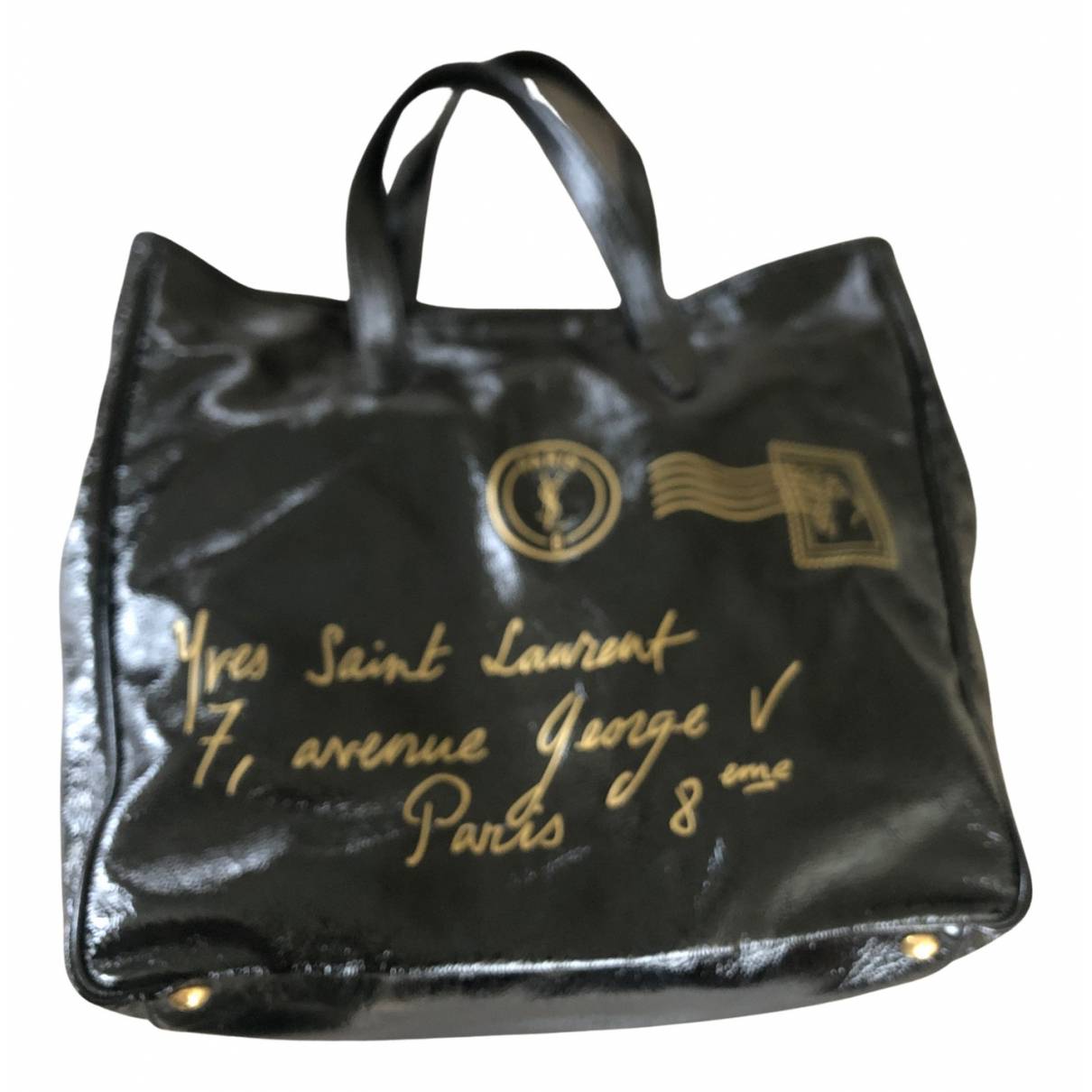 Patent leather tote Yves Saint Laurent Black in Patent leather - 27561196
