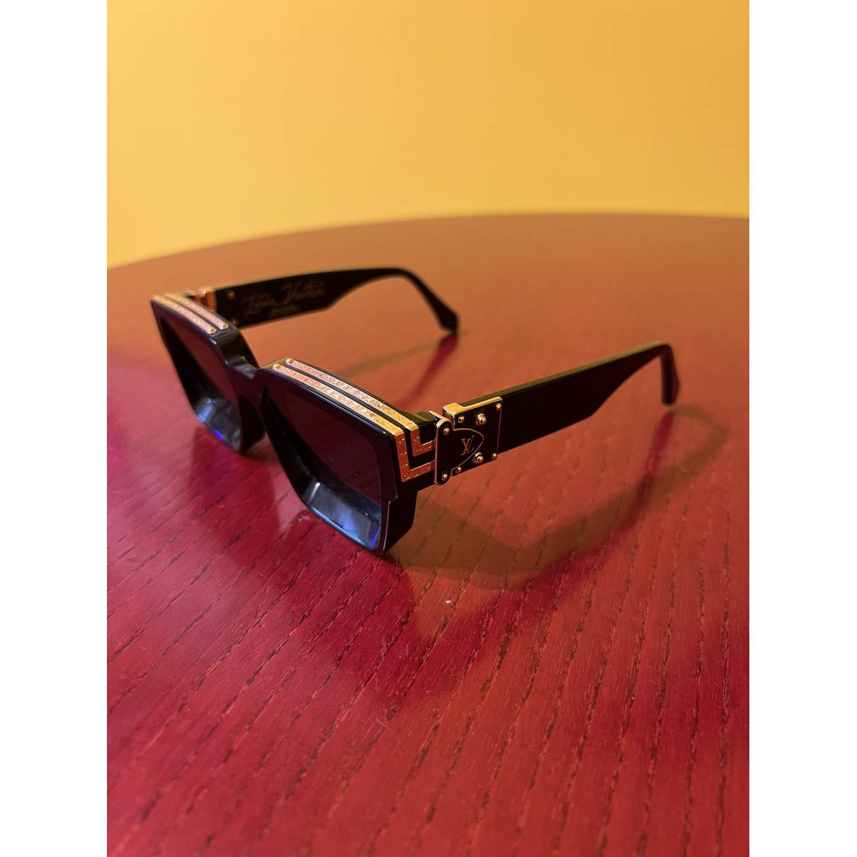 1.1 millionnaires sunglasses Louis Vuitton Black in Plastic - 35688403