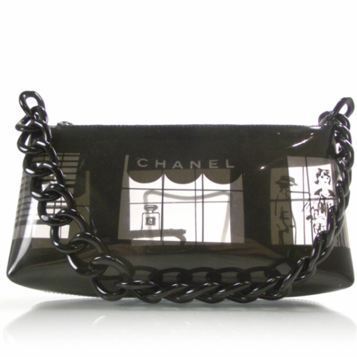 Handbag Chanel Black in Plastic - 29519893