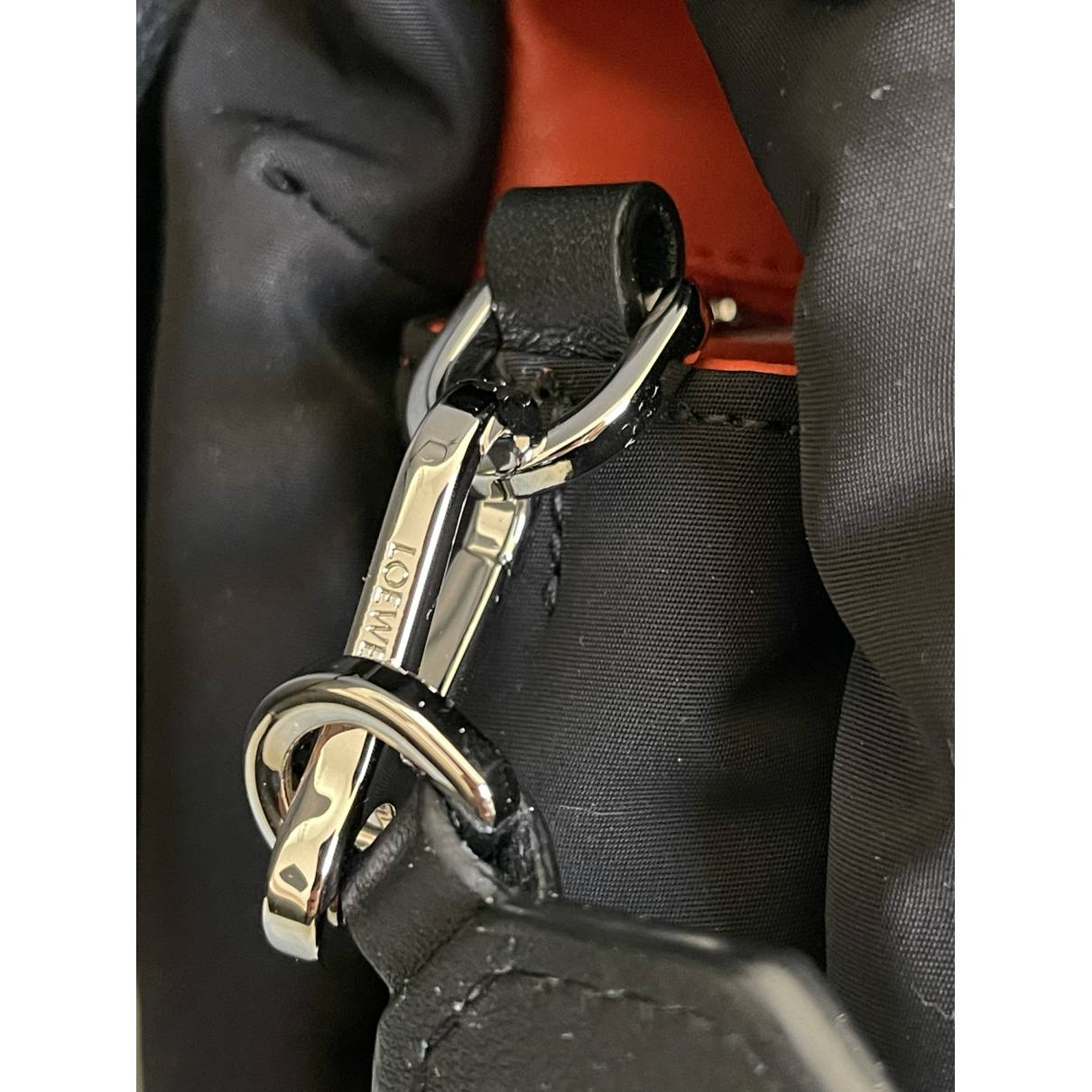 Loewe Goya Small Leather Shoulder Bag - Gray