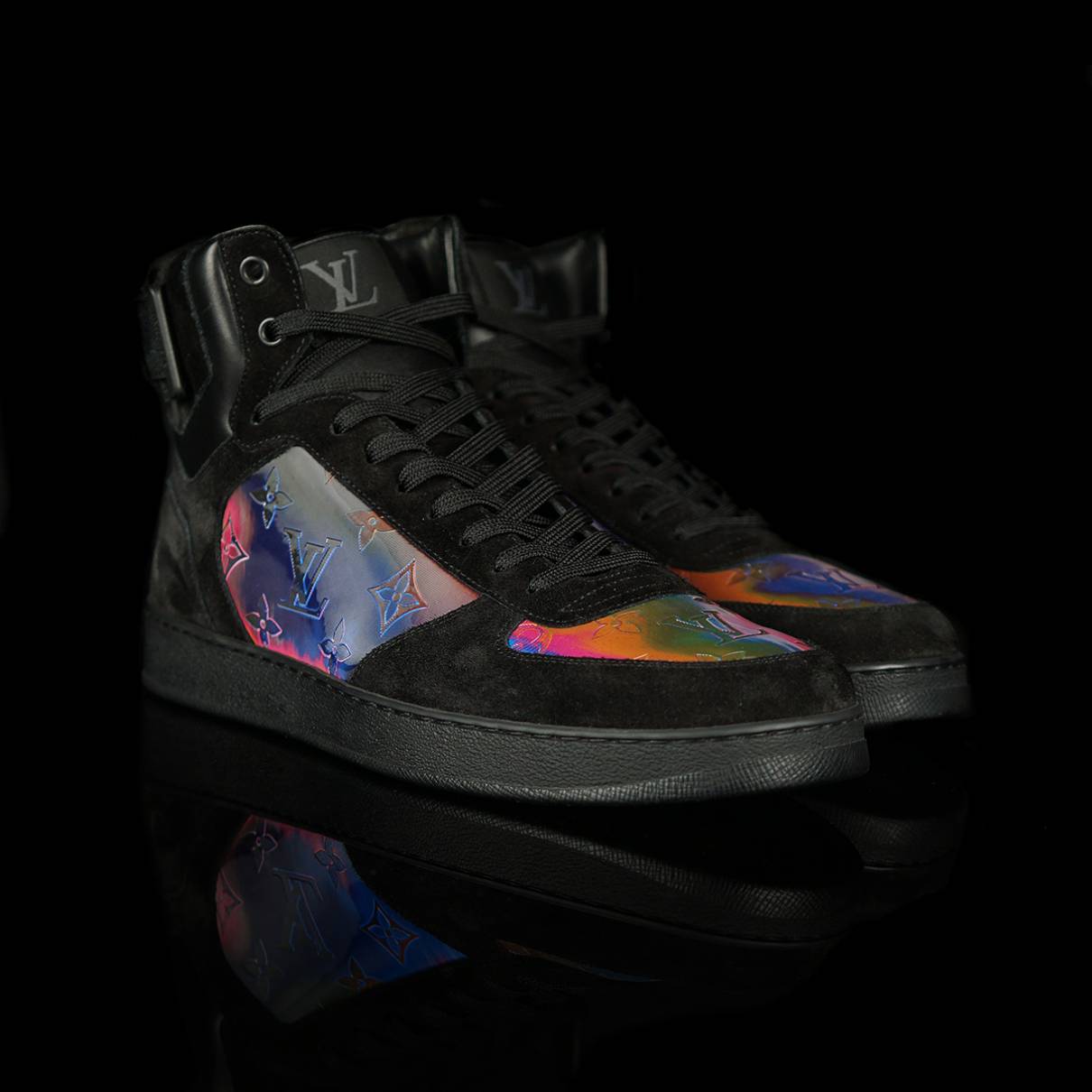 Louis Vuitton Rivoli Sneaker BLACK. Size 11.0