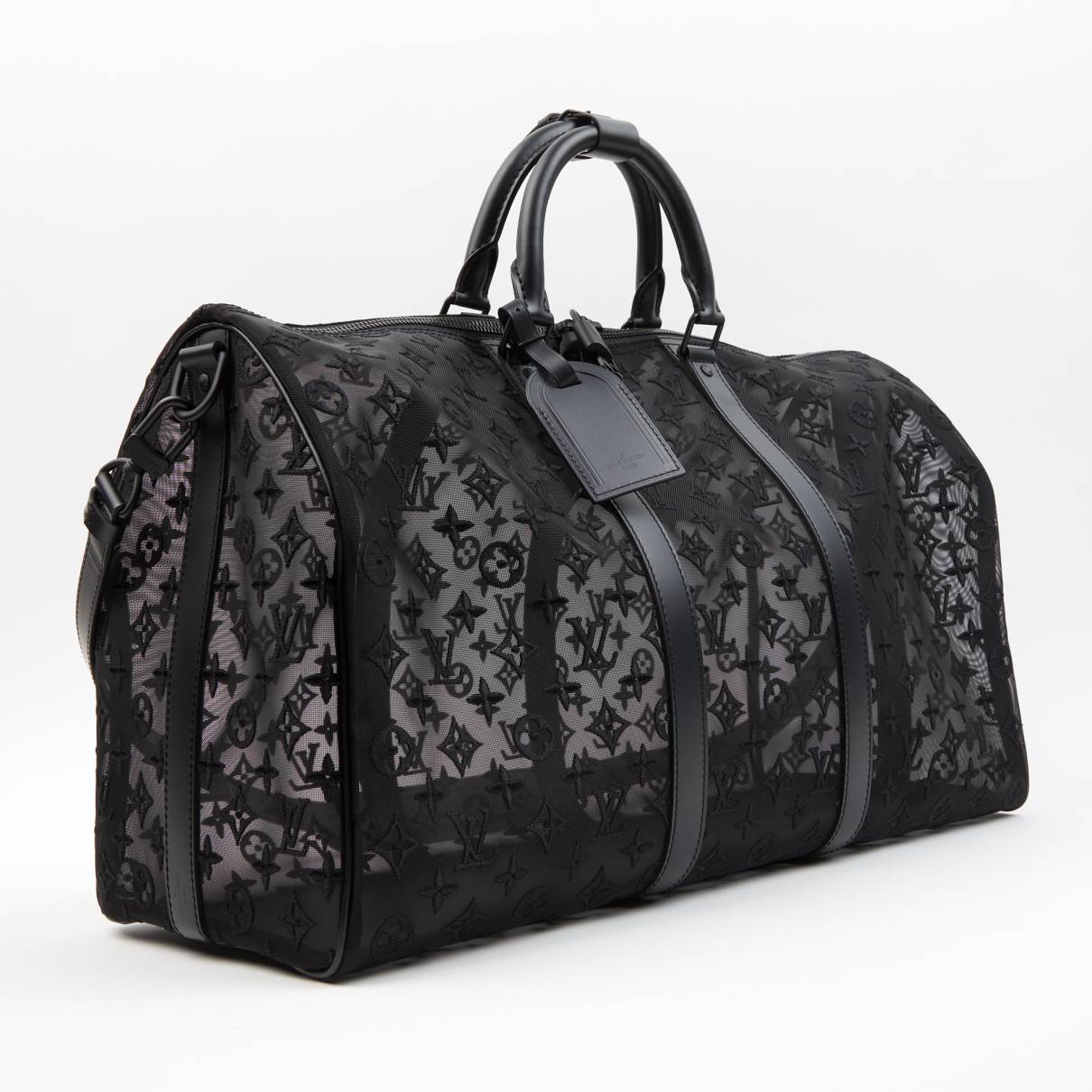 Keepall weekend bag Louis Vuitton Black in Synthetic - 33374961