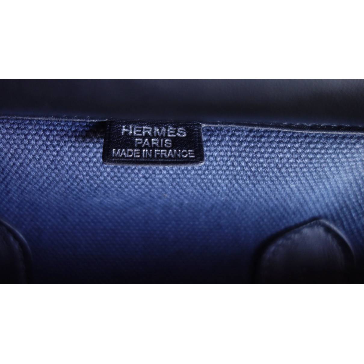 Birkin cargo cloth handbag Hermès Blue in Cloth - 29030832
