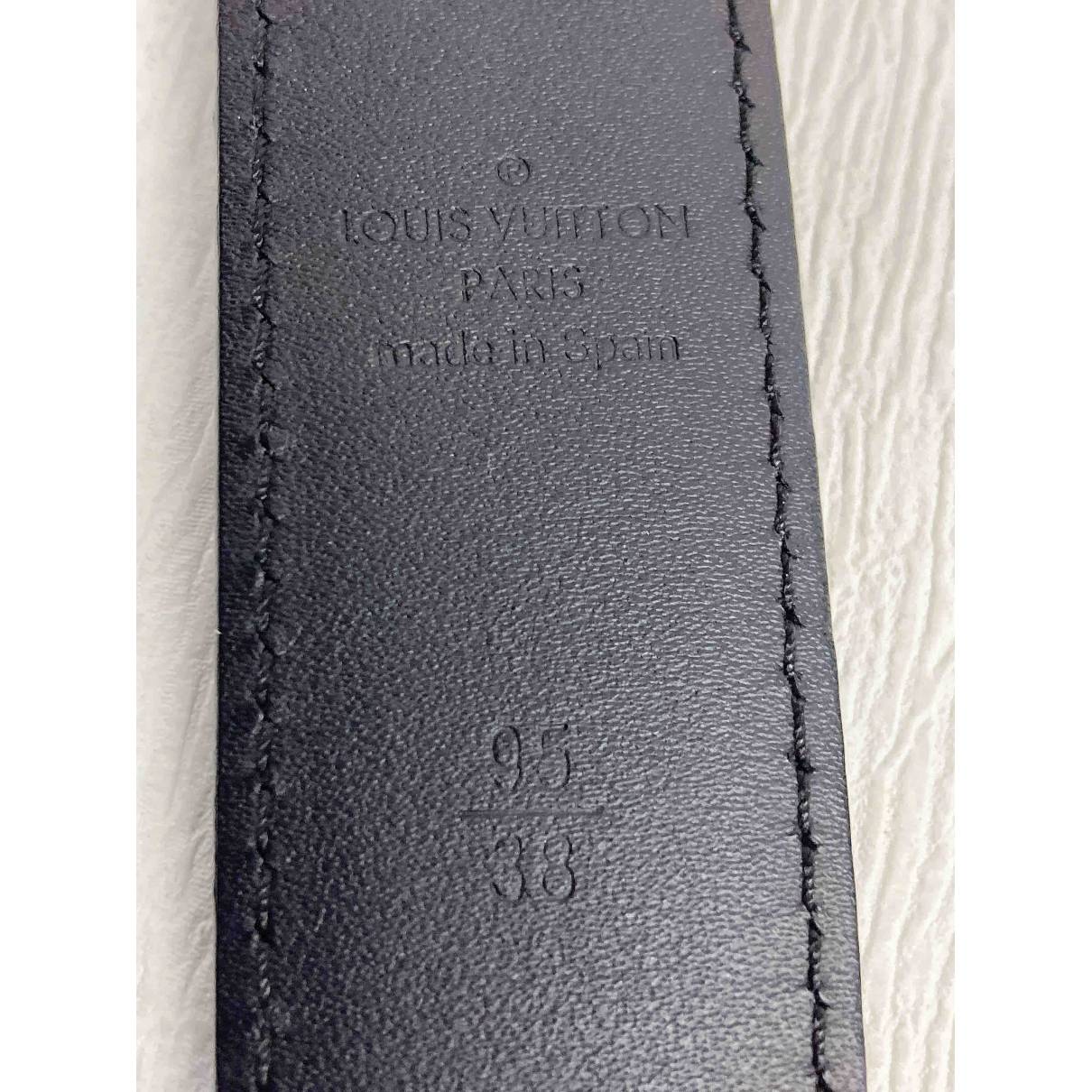 Louis Vuitton - Authenticated Belt - Cloth Blue Plain for Men, Good Condition