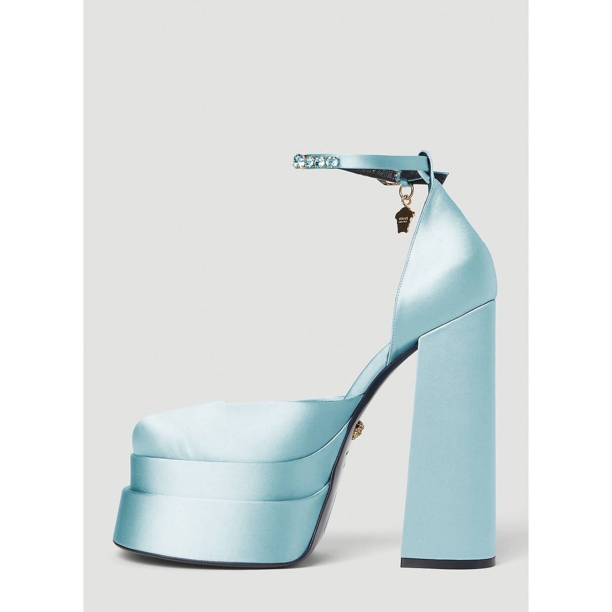 Buy Versace Medusa Aevitas cloth heels online