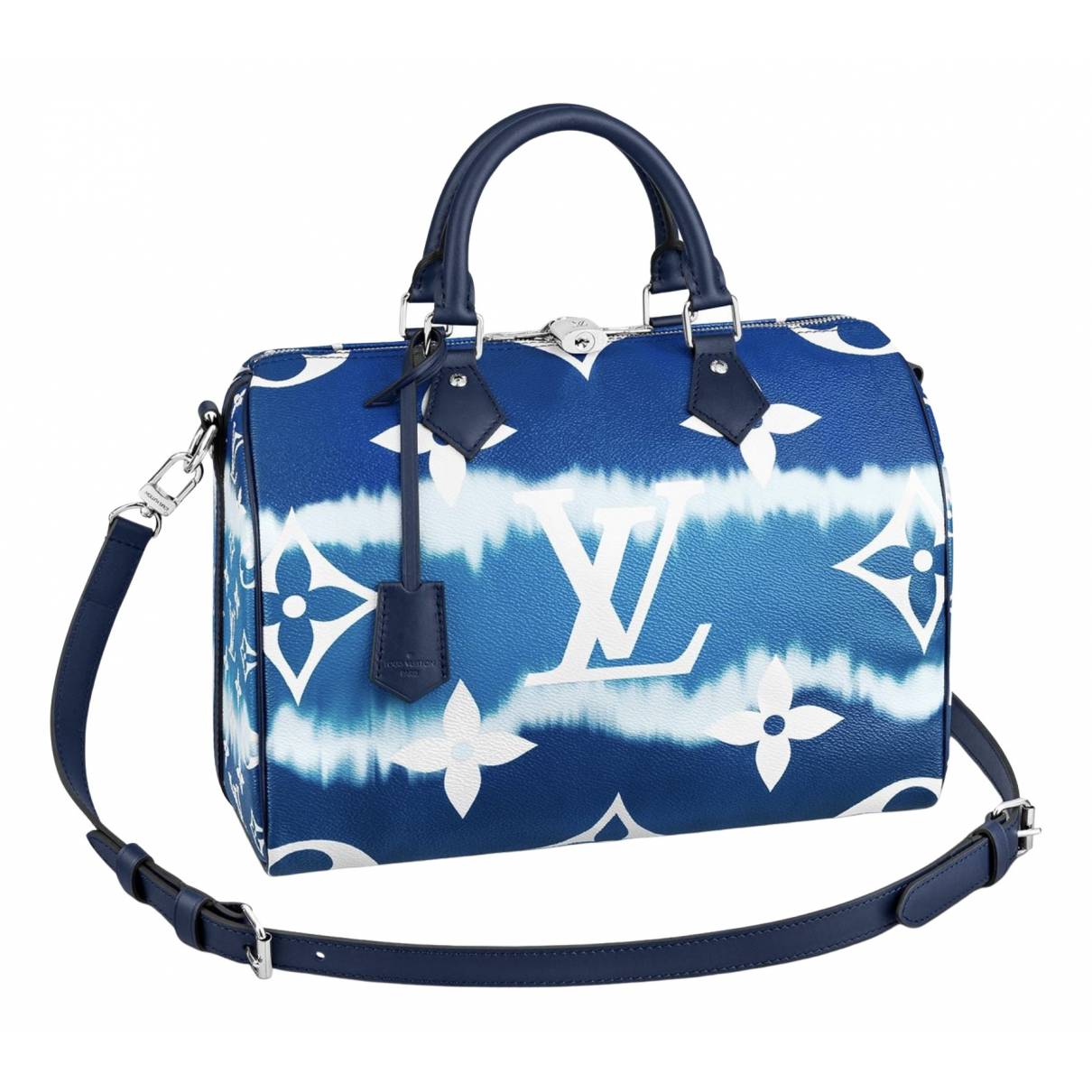 blue and white louis vuittons handbags