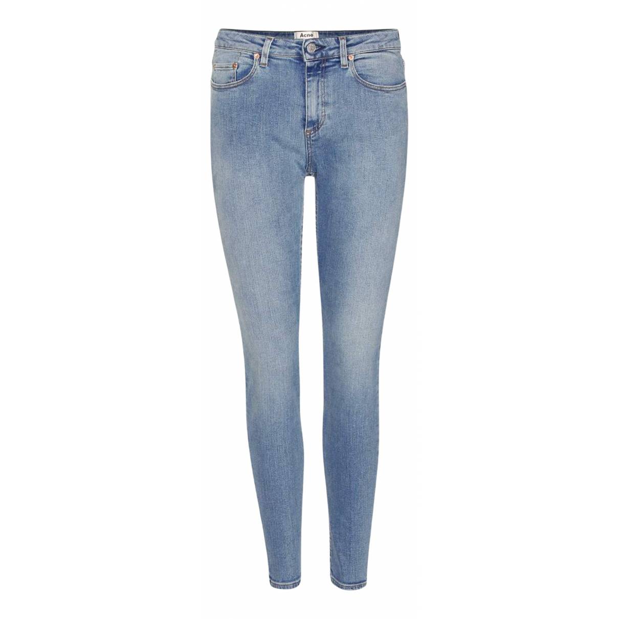 Skin 5 slim jeans Acne Studios Blue size 28 US in Cotton - elasthane -  21064921
