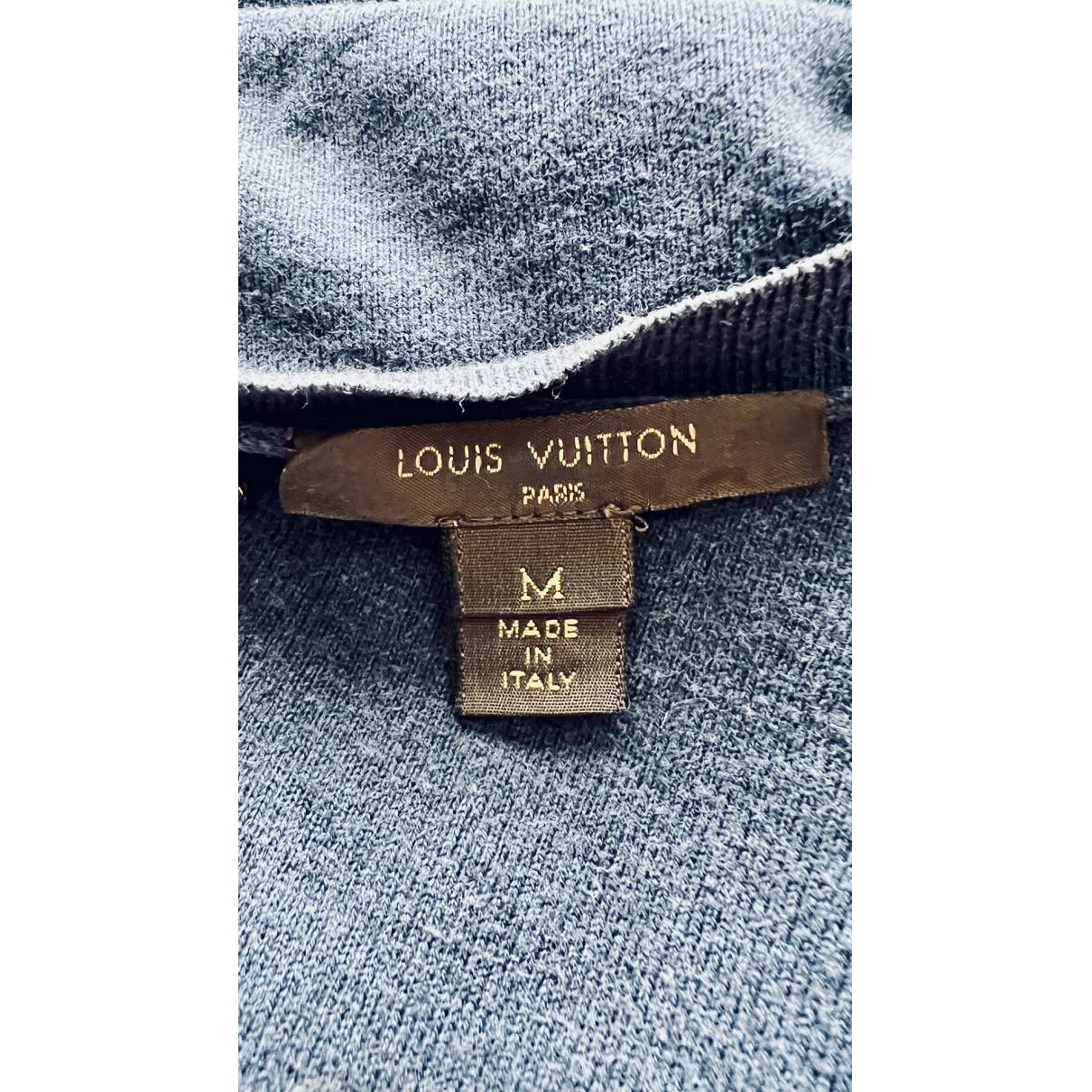 Louis Vuitton - Authenticated Knitwear - Cotton Blue Plain for Women, Good Condition