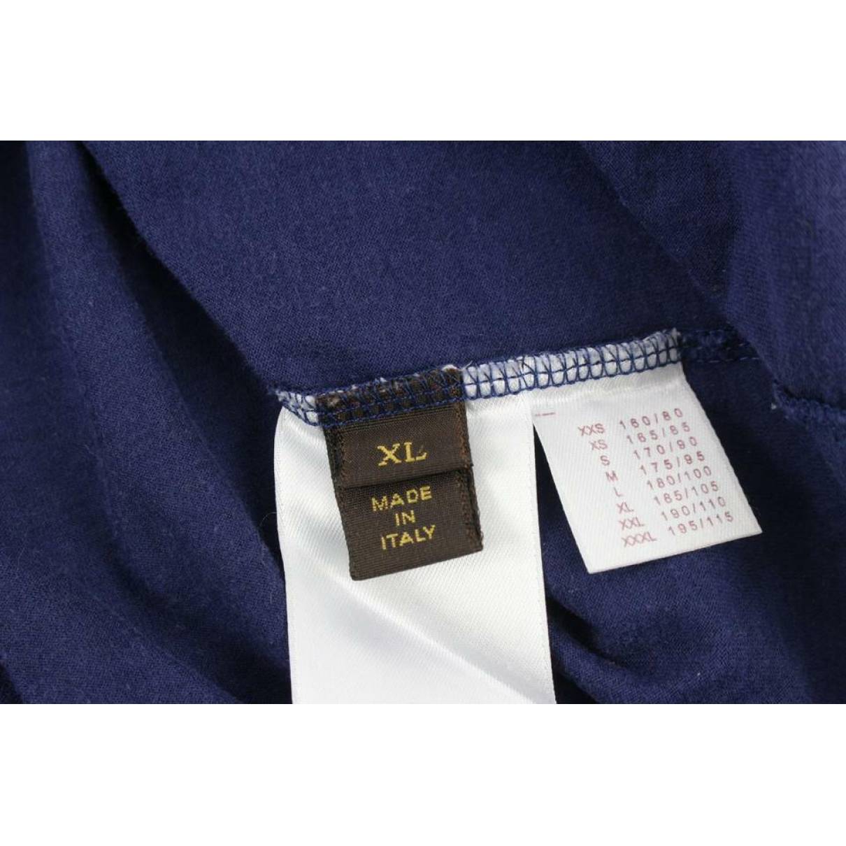 Louis Vuitton - Authenticated T-Shirt - Cotton Blue for Men, Very Good Condition