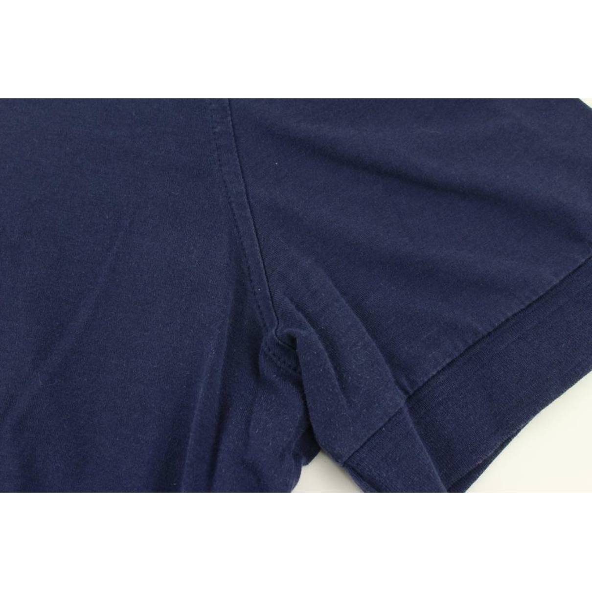 T-shirt Louis Vuitton Blue size XL International in Cotton - 37410730