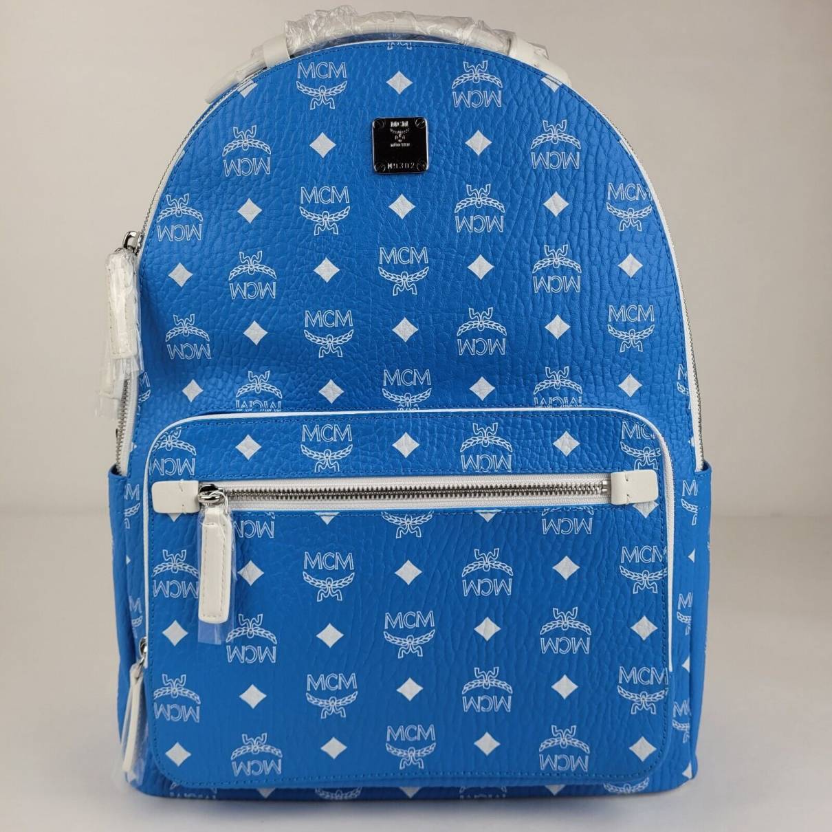 Mcm Bags | Last One! Price Firm! Authentic Mcm Unsex Backpack Medium Size Blue Colo | Color: Blue | Size: Os | Fangning's Closet