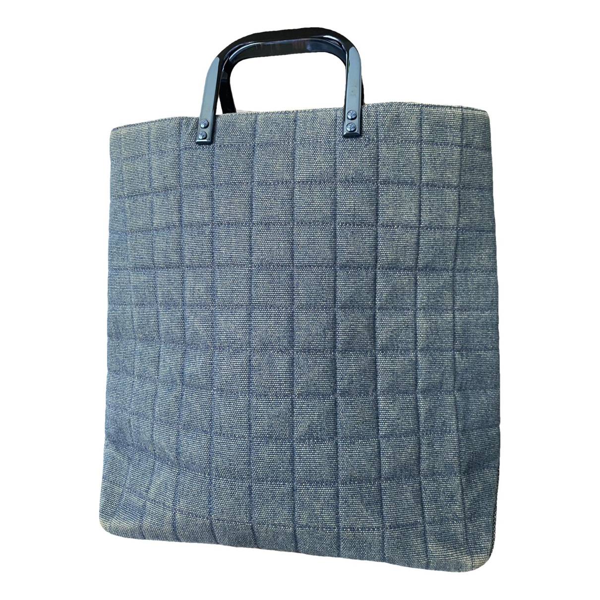 Handbag Chanel Blue in Denim - Jeans - 35846185