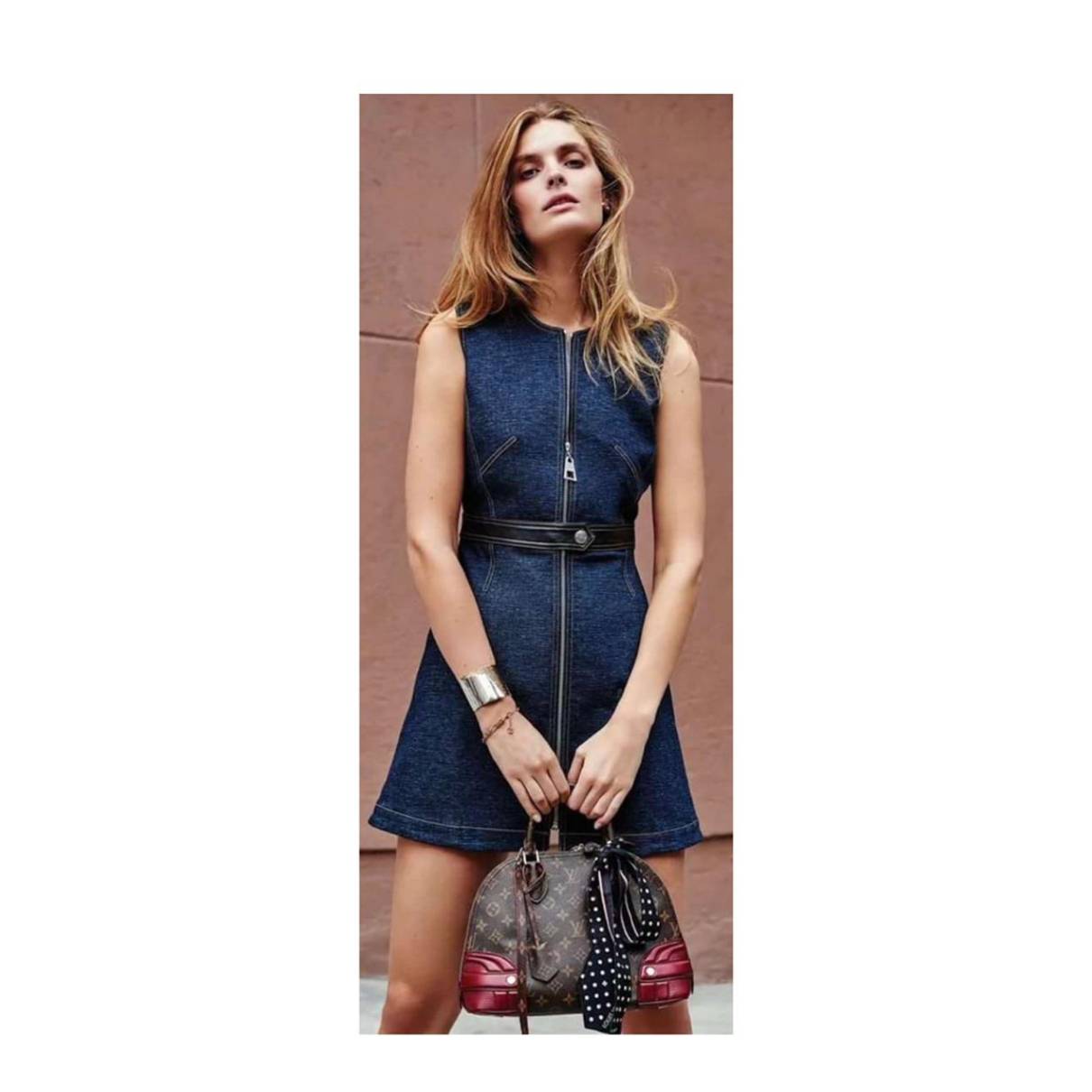 Louis Vuitton - Authenticated Dress - Denim - Jeans Blue for Women, Never Worn