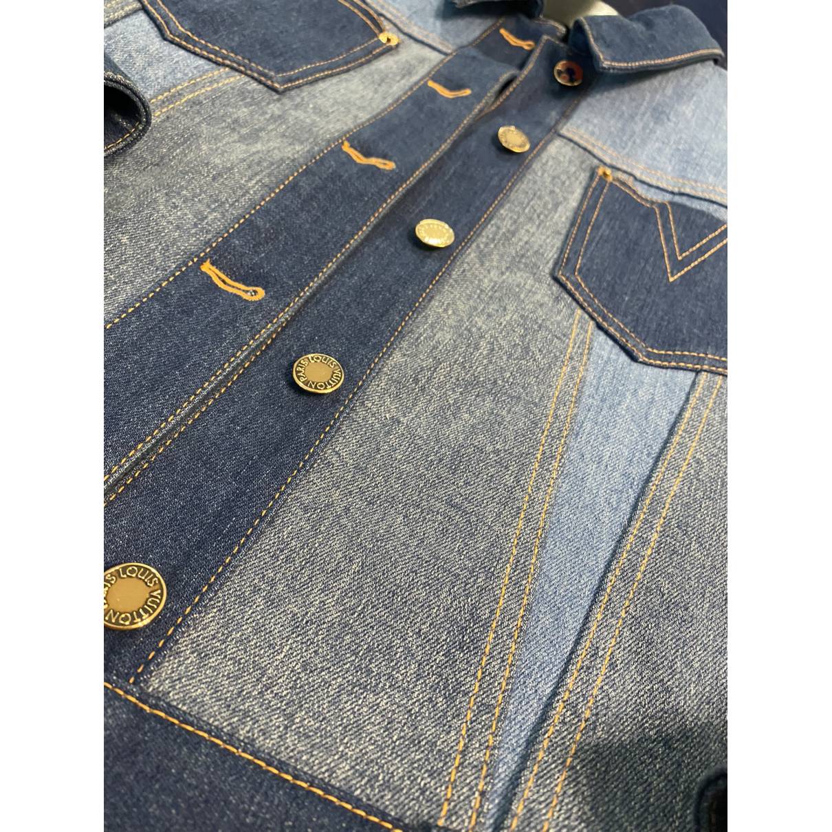 Jacket Louis Vuitton Blue size 38 FR in Denim - 26212719