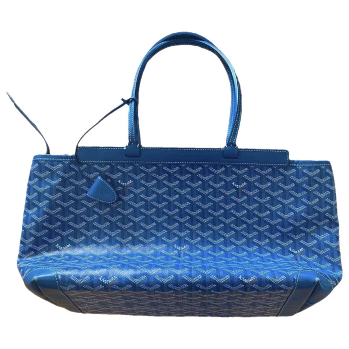 Bellechasse leather handbag Goyard Blue in Leather - 37323425