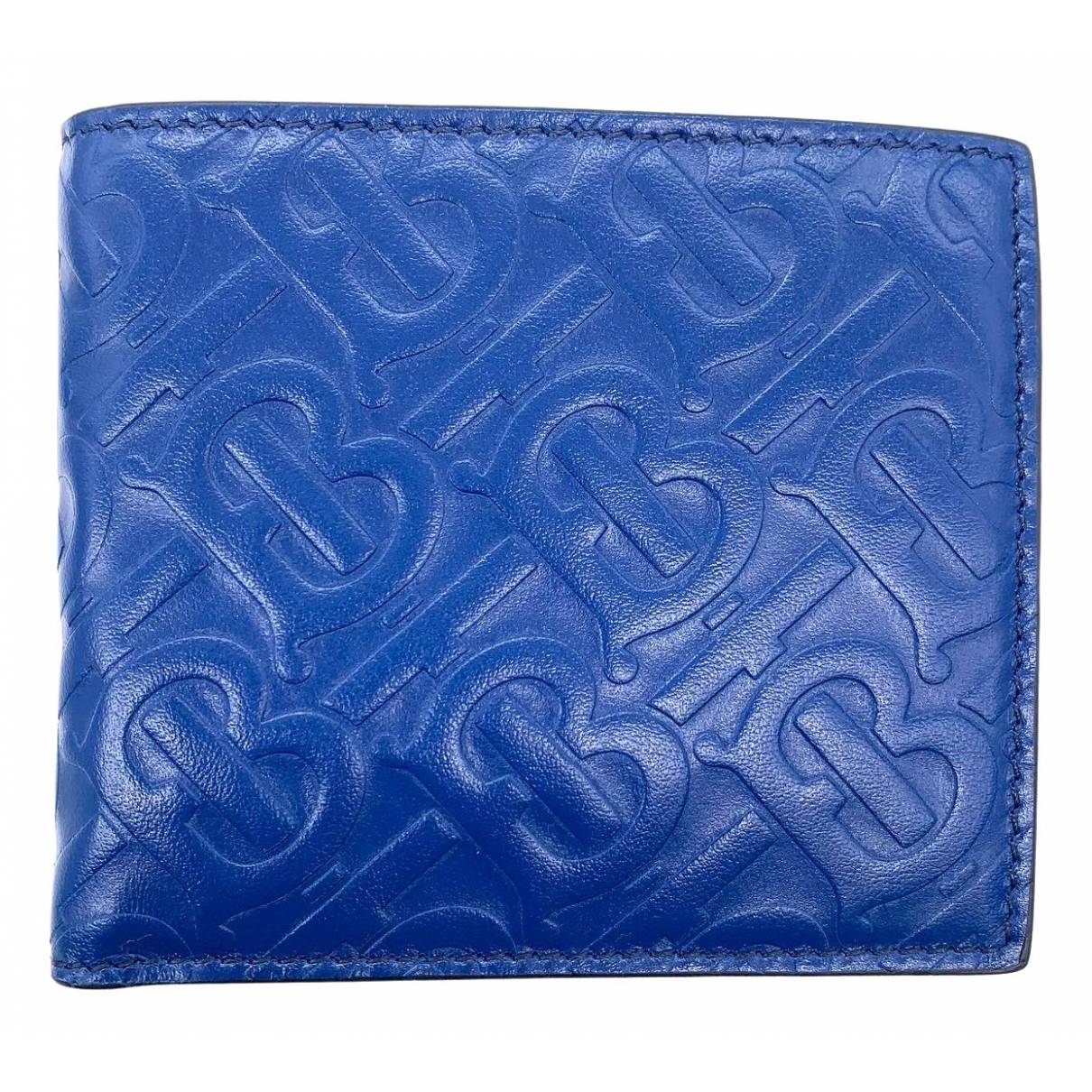burberry wallet blue