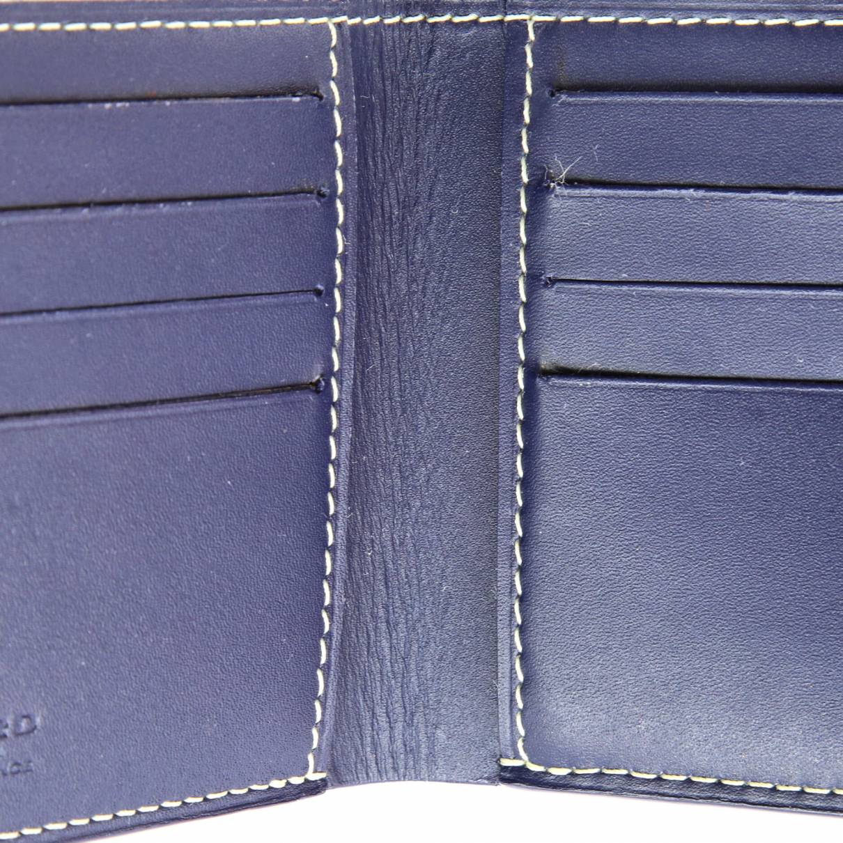Goyard Victoire Wallet Navy Blue for Men