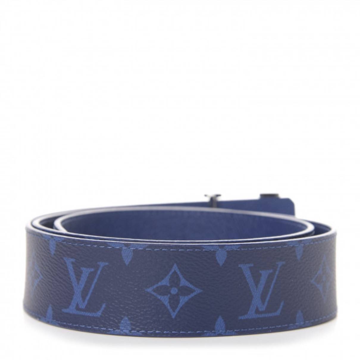 Louis Vuitton, Accessories, Bright Blue Louis Vuitton Logo Belt 95