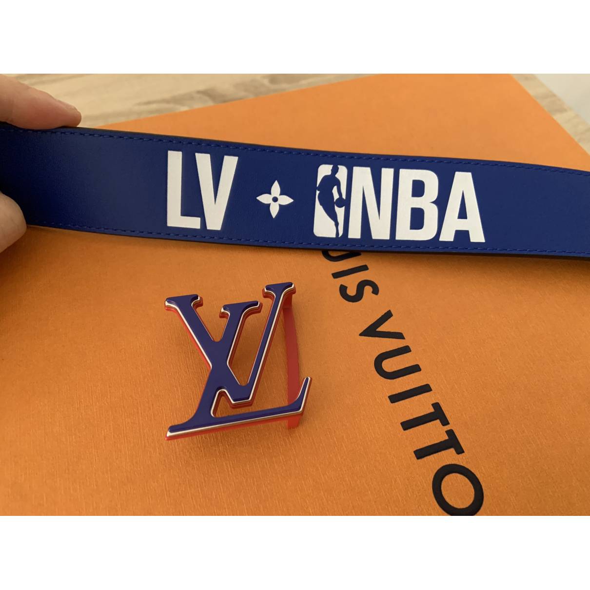 Louis Vuitton NBA Authenticated Leather Belt