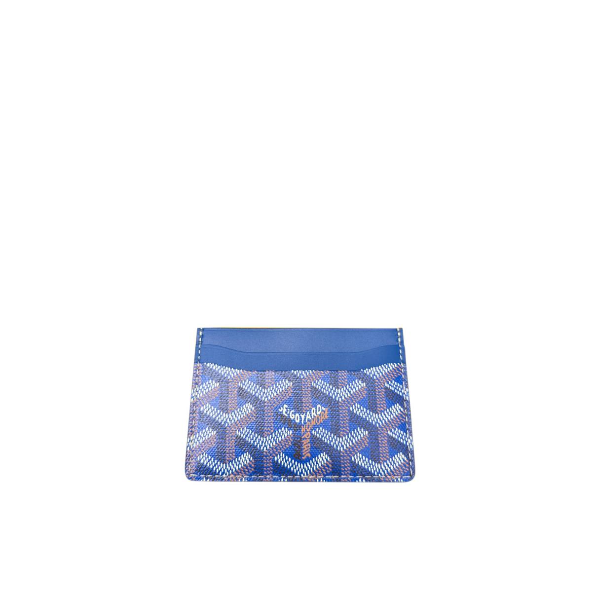 Saint sulpice leather small bag Goyard Blue in Leather - 36350379