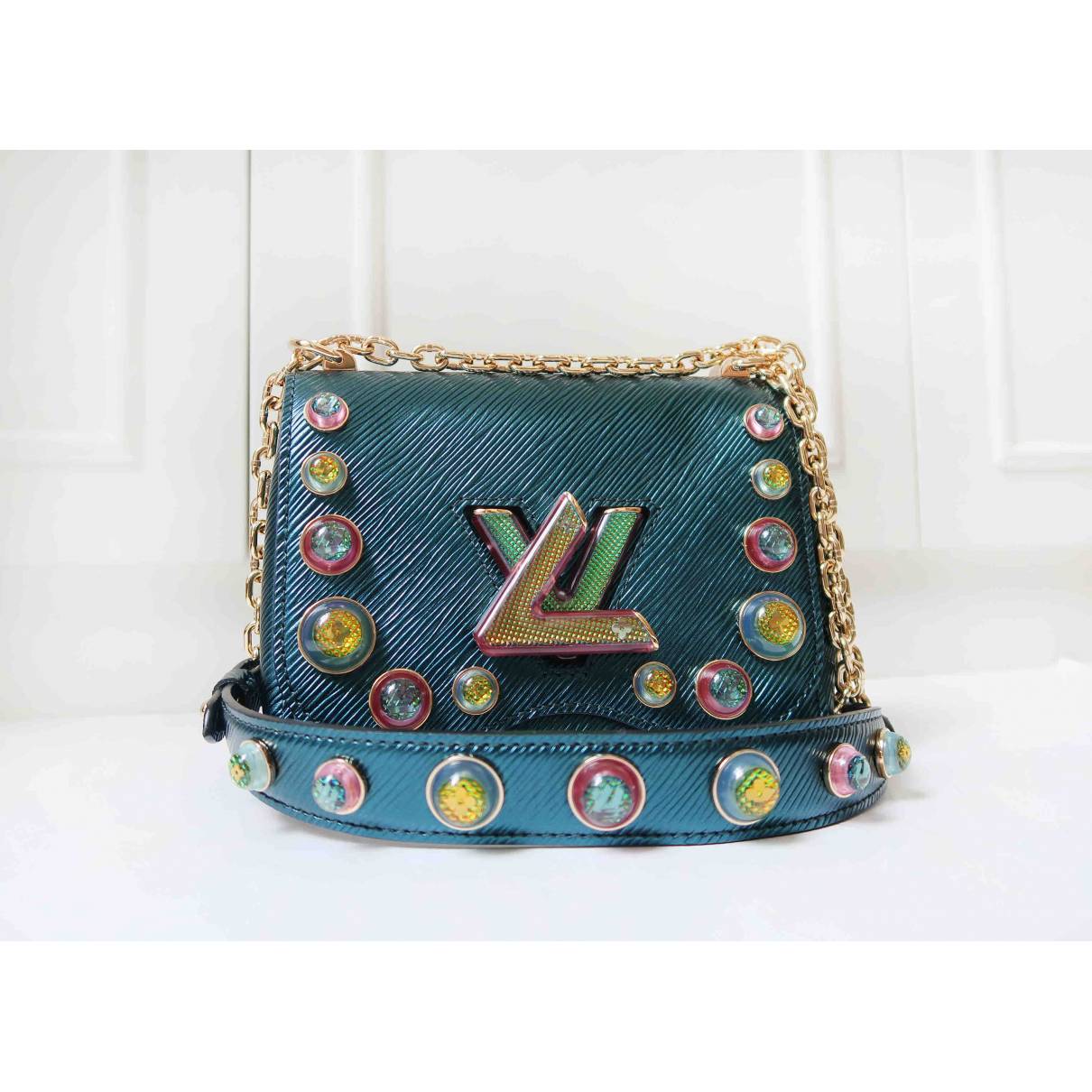Louis Vuitton - Authenticated Twist Handbag - Leather Blue Plain for Women, Never Worn