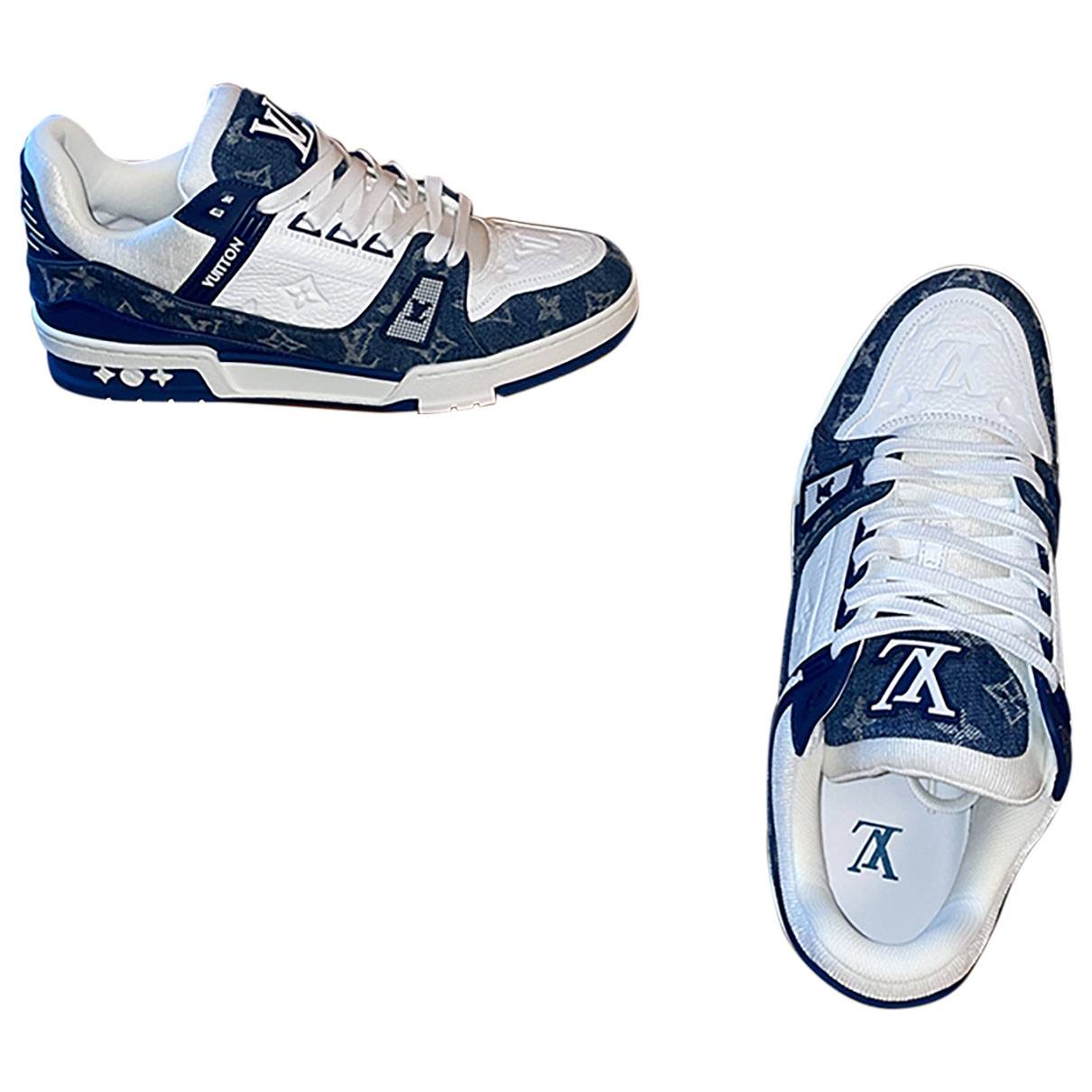 Louis Vuitton LV Trainer Sneaker Blue. Size 09.5