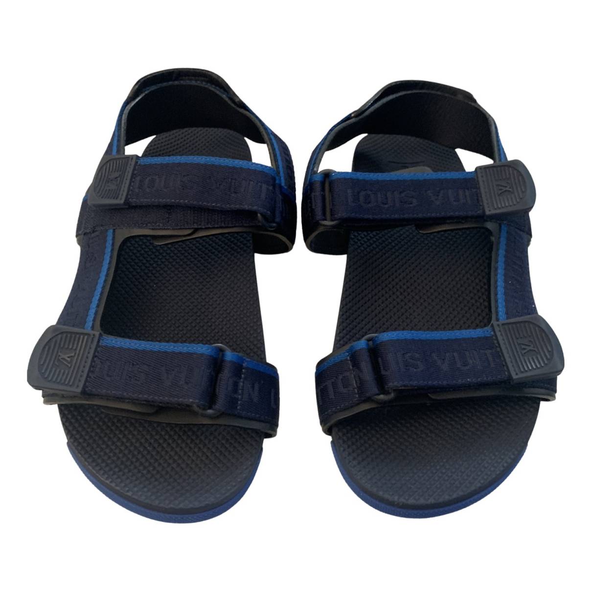 Sandals Louis Vuitton Blue size 7 US in Plastic - 27491699
