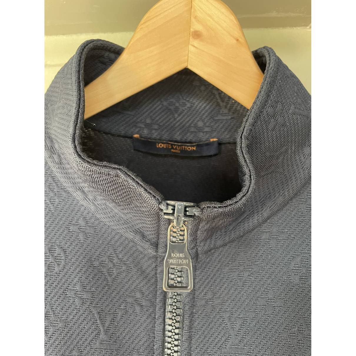 Louis Vuitton - Authenticated Jacket - Wool Blue For Man, Very Good condition