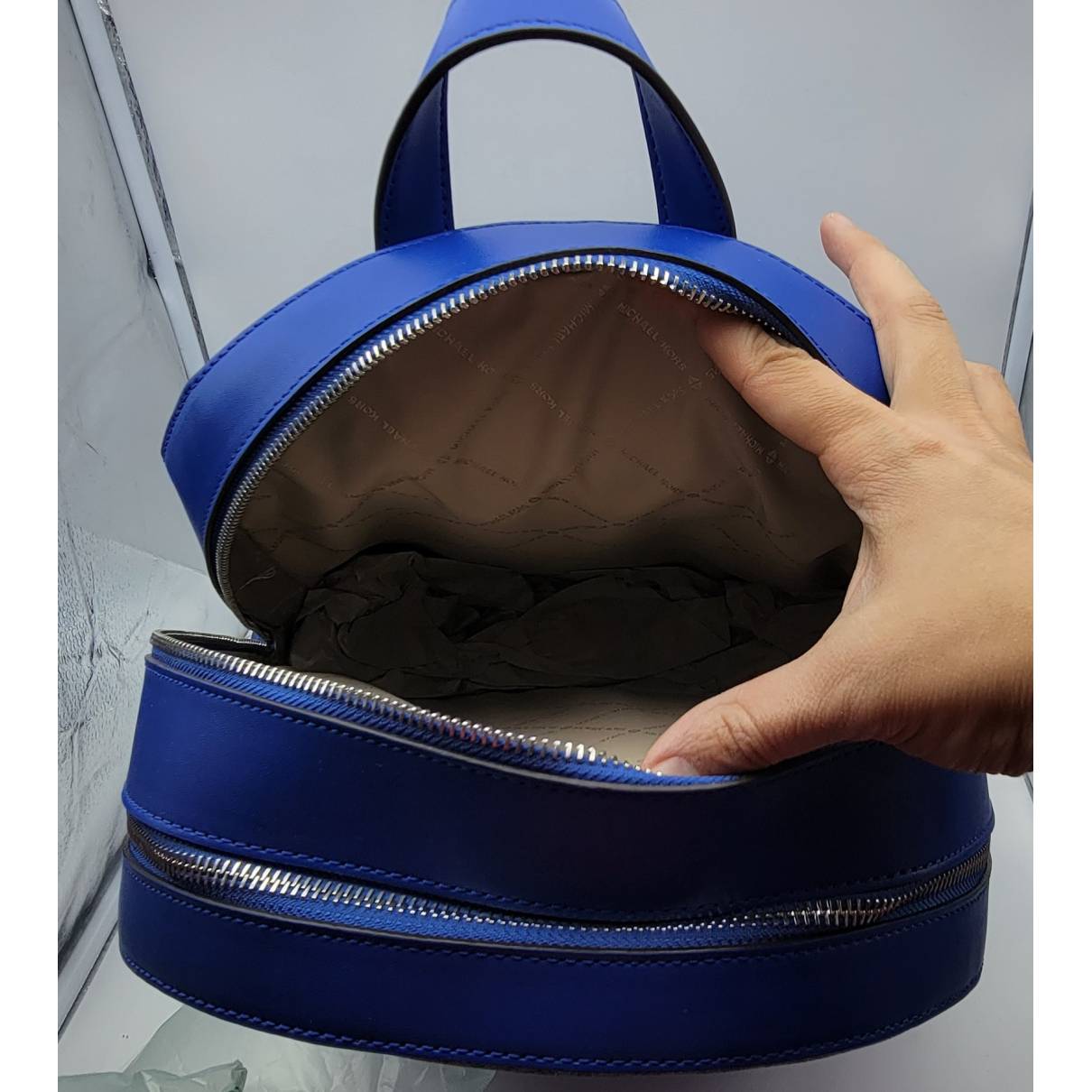 Backpack Michael Kors Blue in Polyester - 29606148