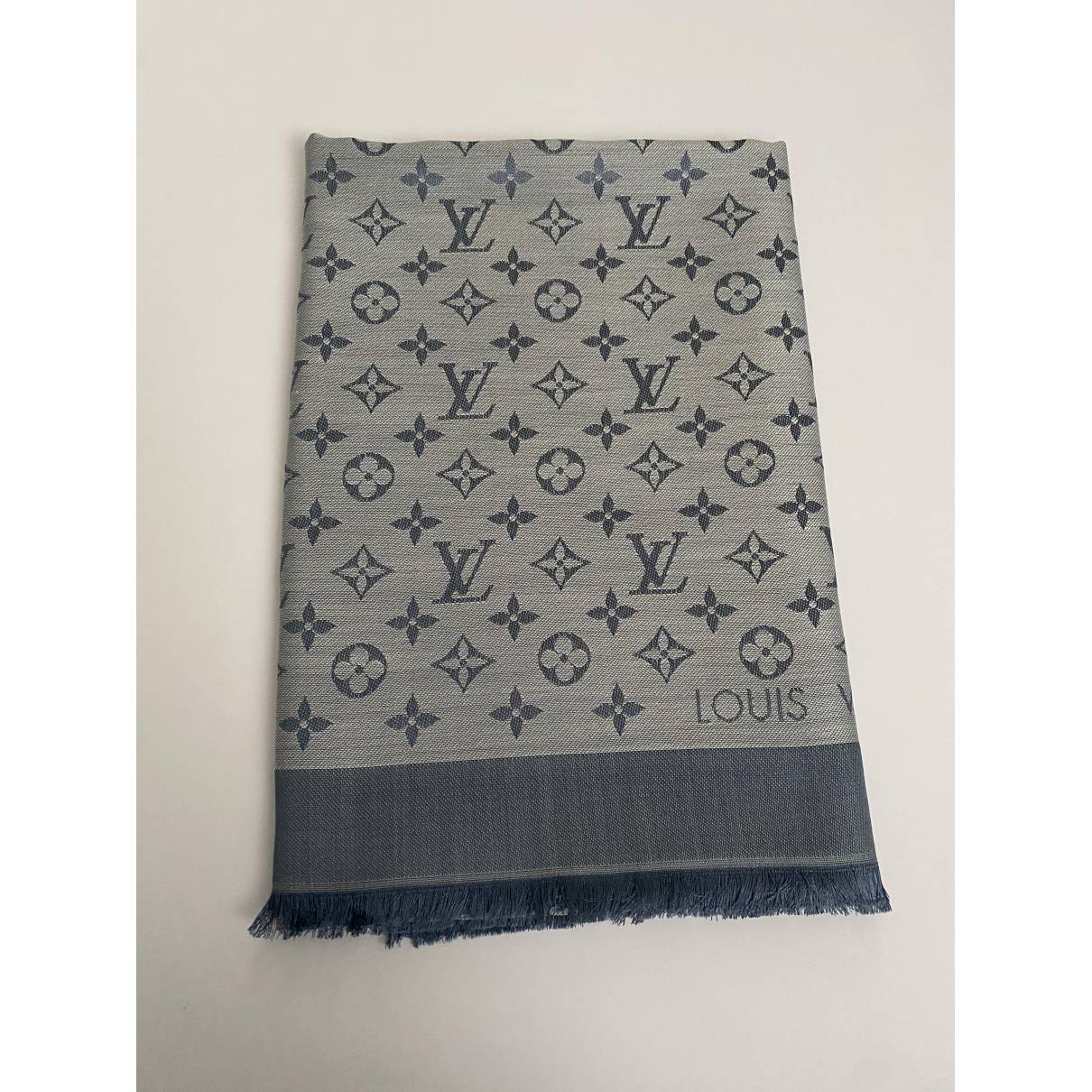 Châle Monogram silk stole Louis Vuitton