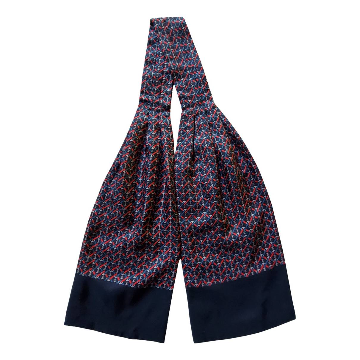 Silk scarf & pocket square Hermès Blue in Silk - 35763059