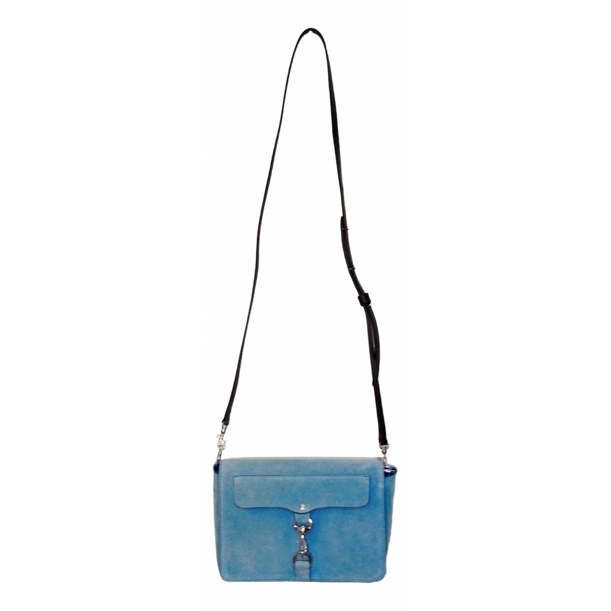 Crossbody bag Rebecca Minkoff Blue in Suede - 11528321