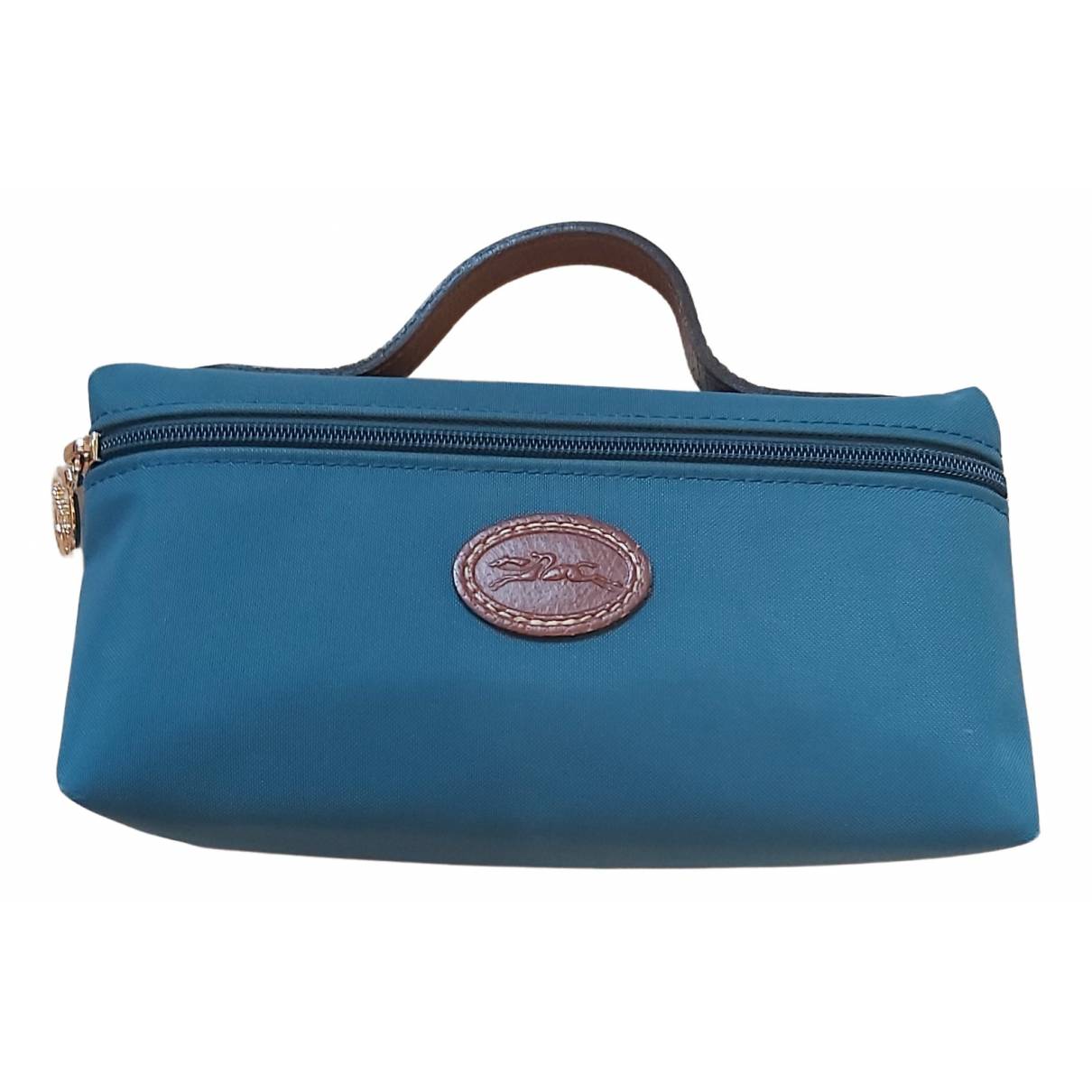 Pliage travel bag Longchamp Blue in Synthetic - 20243791