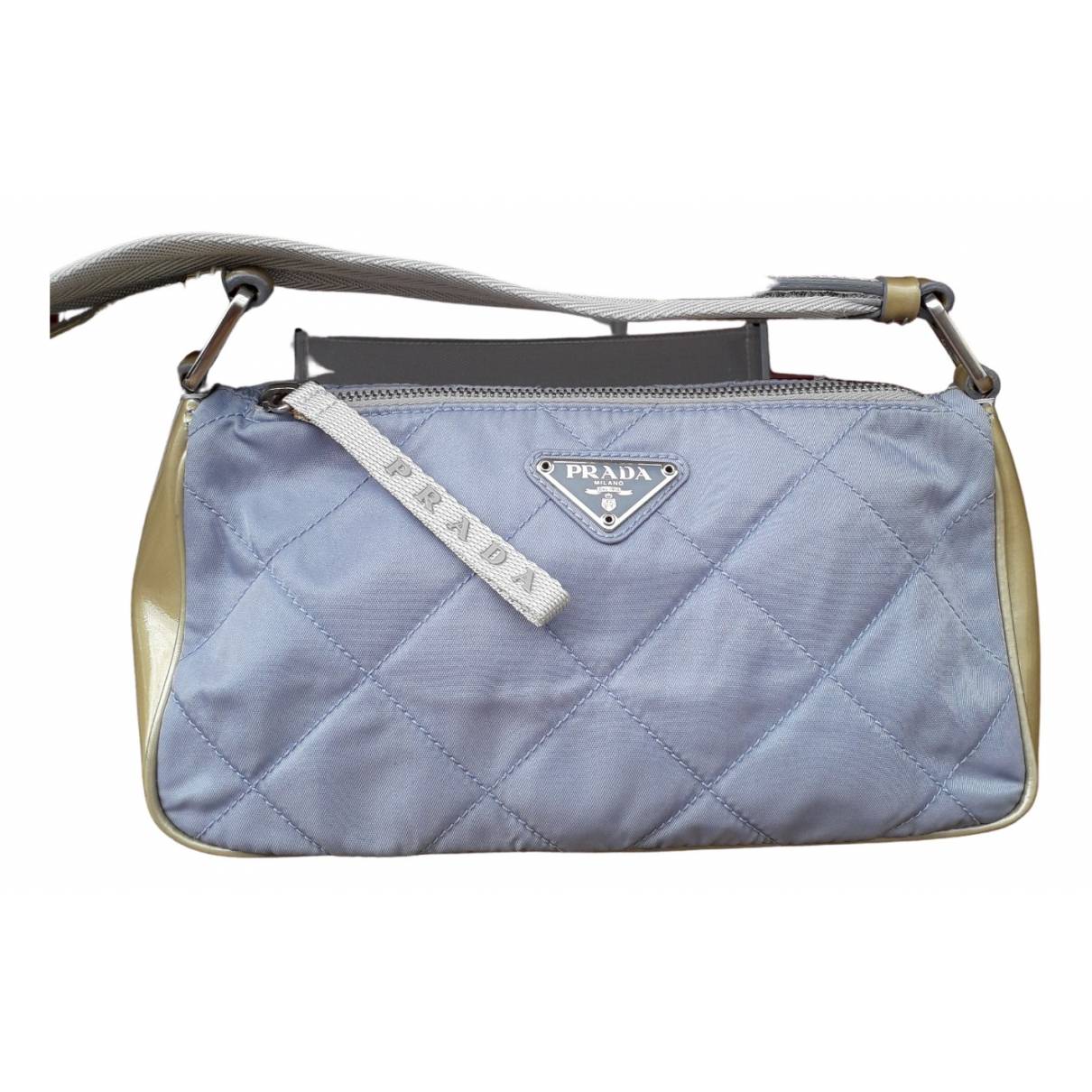 Mini bag Prada Blue in Synthetic - 11575855