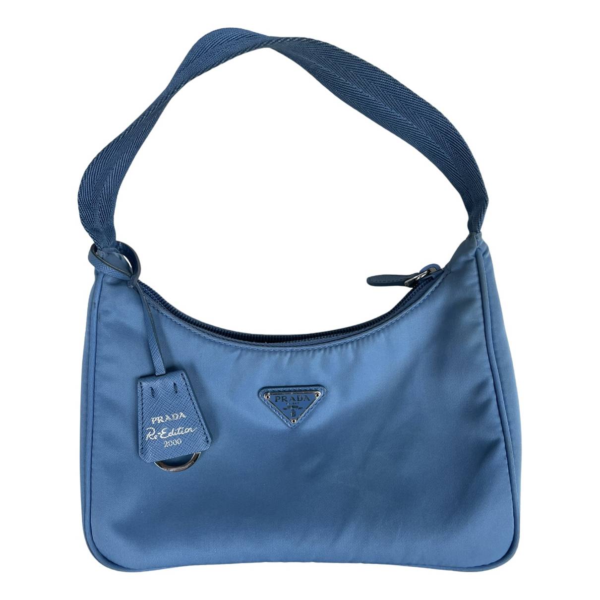 Re-edition 2000 handbag Prada Blue in Synthetic - 30362029