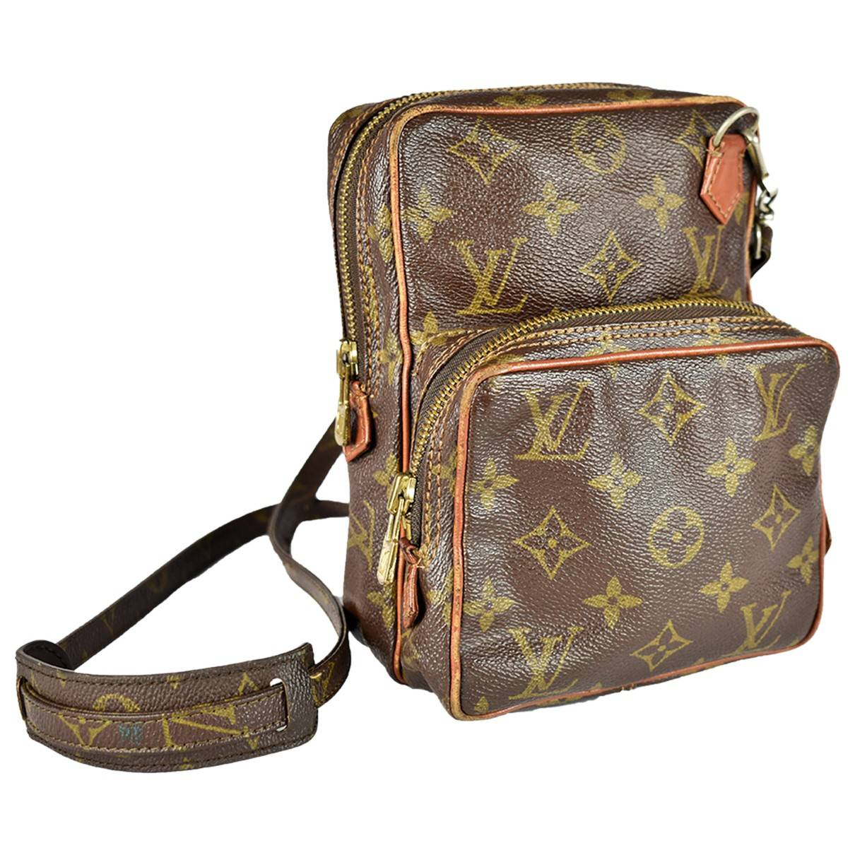 cloth crossbody bag Louis Vuitton Brown in Cloth - 16589352