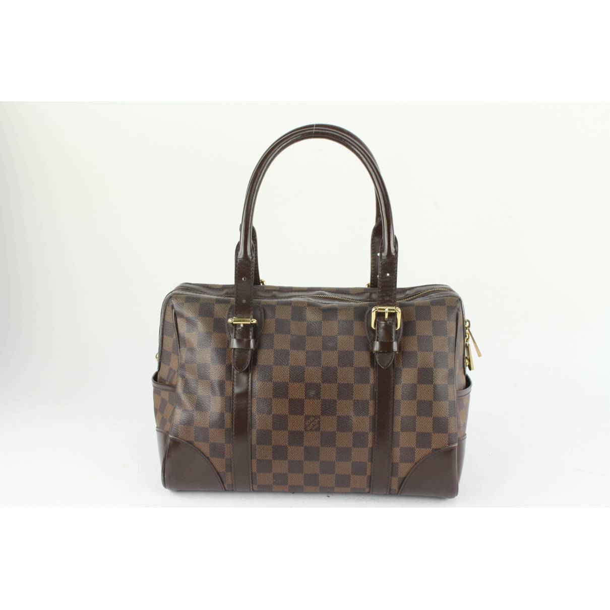 Louis Vuitton - Authenticated Berkeley Handbag - Cloth Brown for Women, Very Good Condition