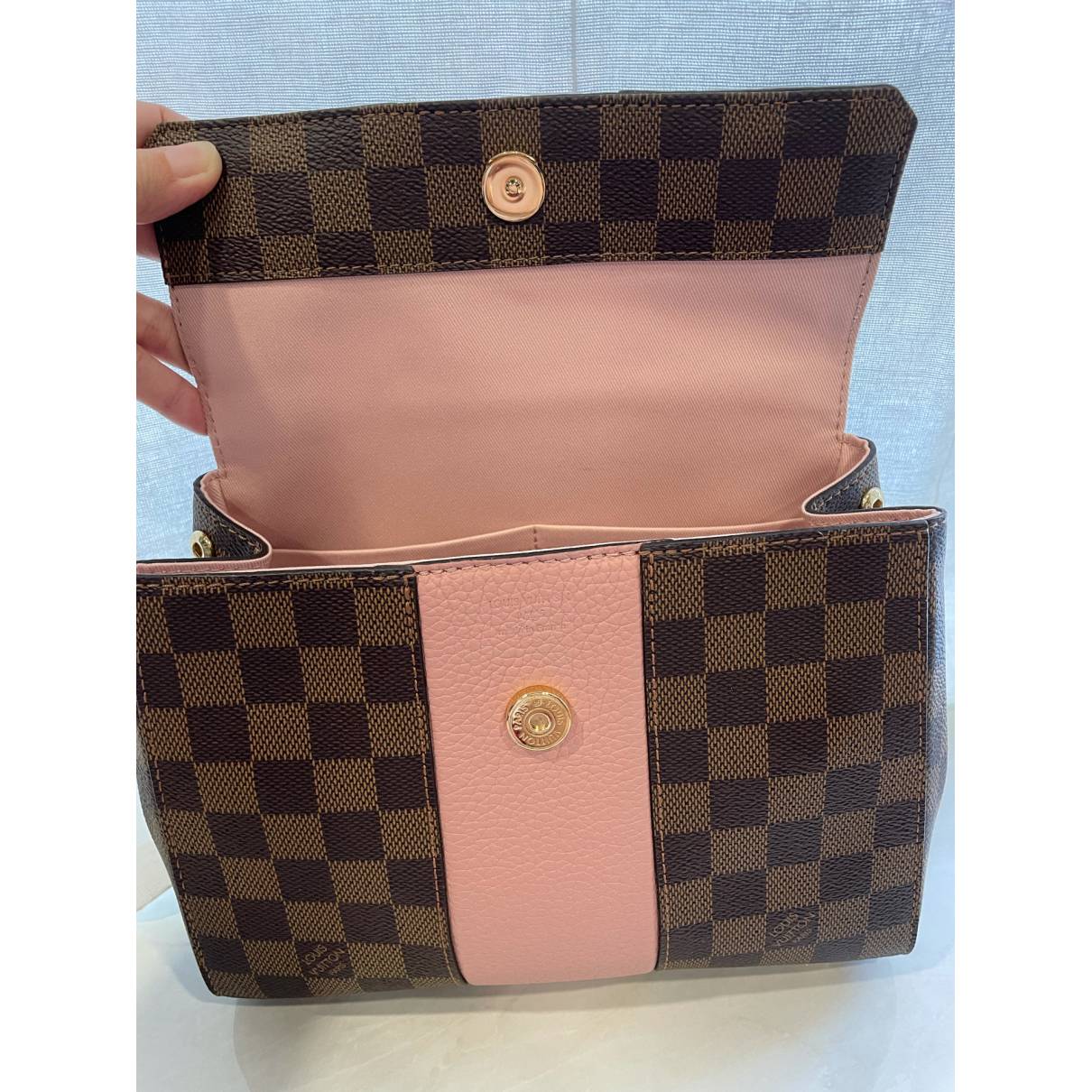 Louis Vuitton - Authenticated Bond Street Handbag - Cloth Brown Plain for Women, Very Good Condition