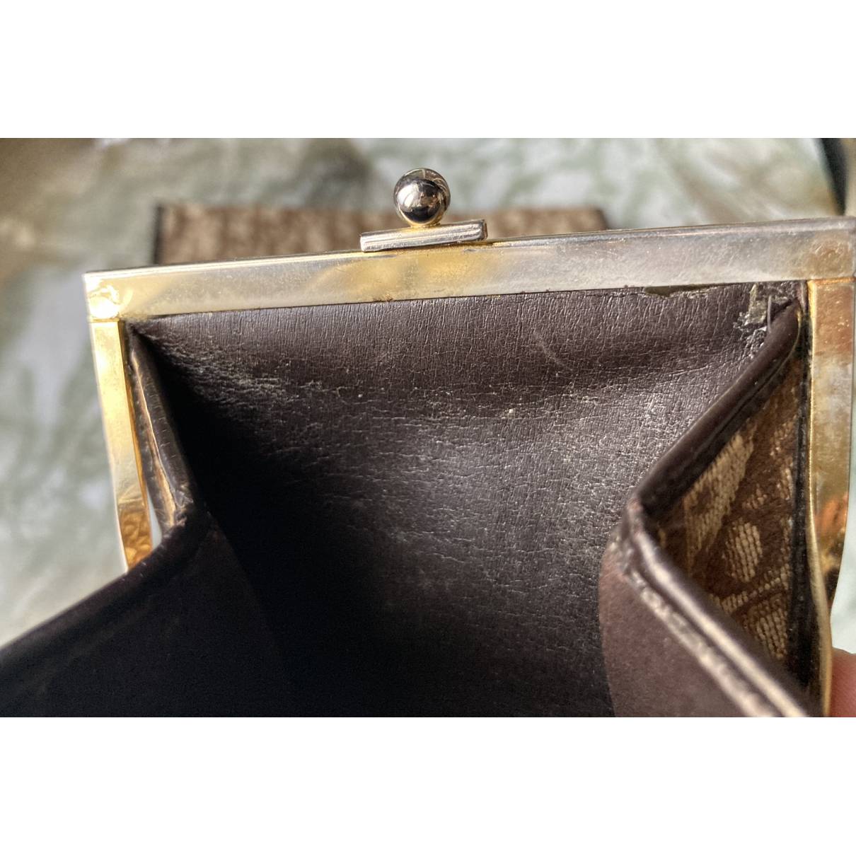 Cloth clutch bag Dior Brown in Cloth - 28428934